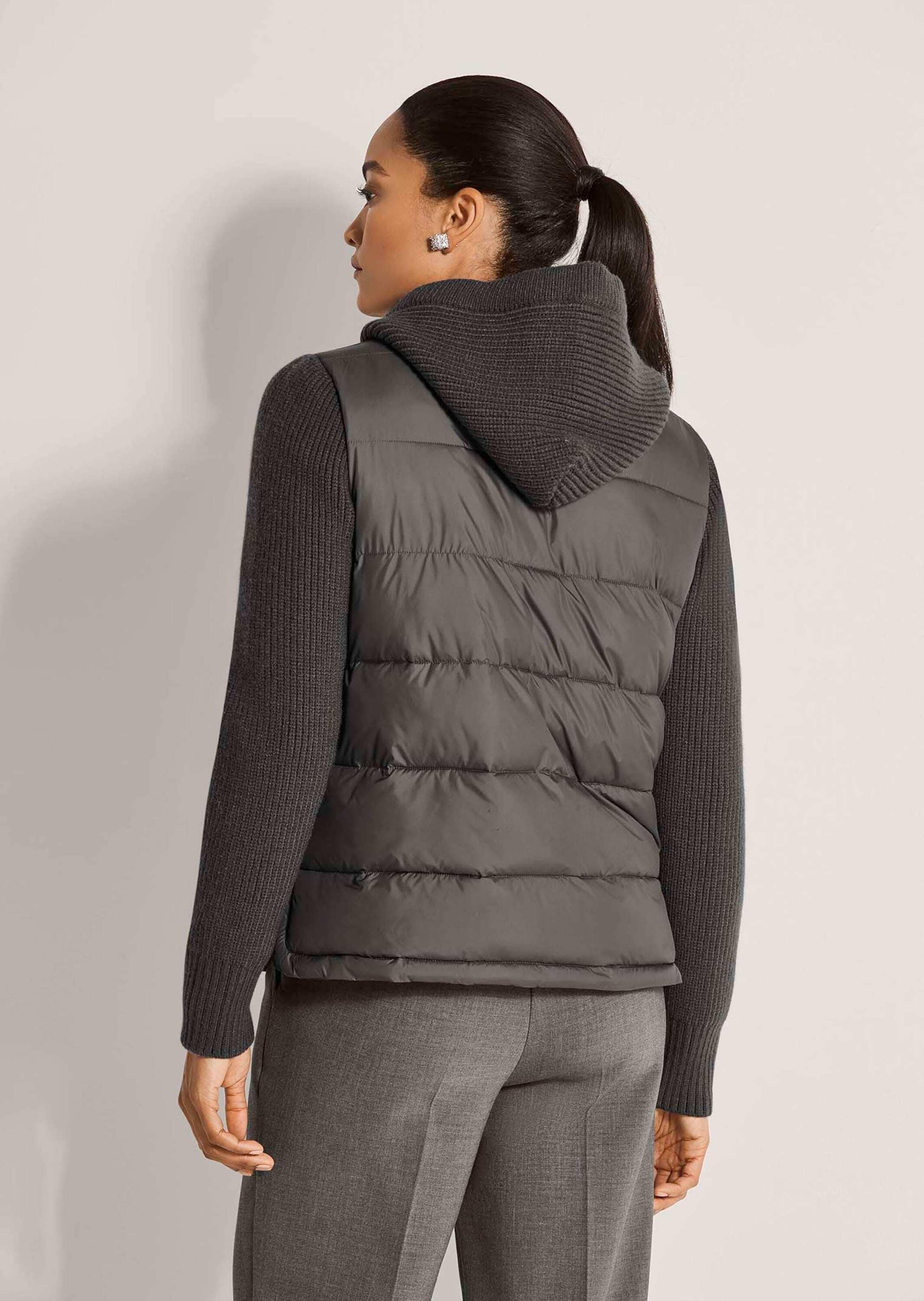 MADELEINE Kurzjacke »Jacke Steppjacke mit Strickärmeln«