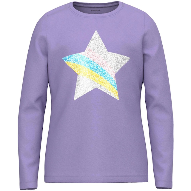 Name It Langarmshirt »NKFBISTAR LS TOP NOOS« bestellen | BAUR