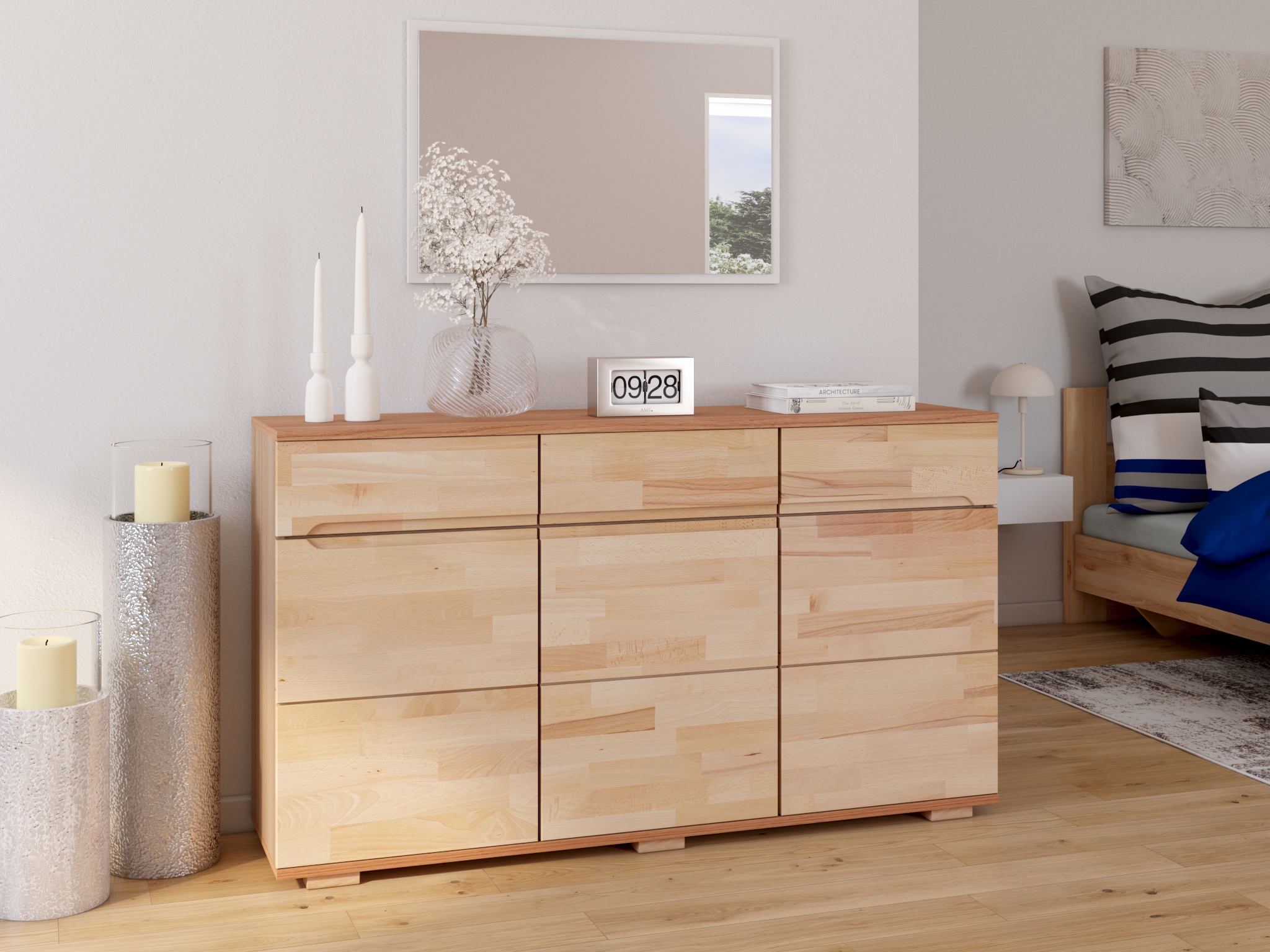 my home Teppich »Salsa« rechteckig 9 mm Höhe mit besonders weichem Flor, Kurzflor, im Vintage-Look, dichte Qualität