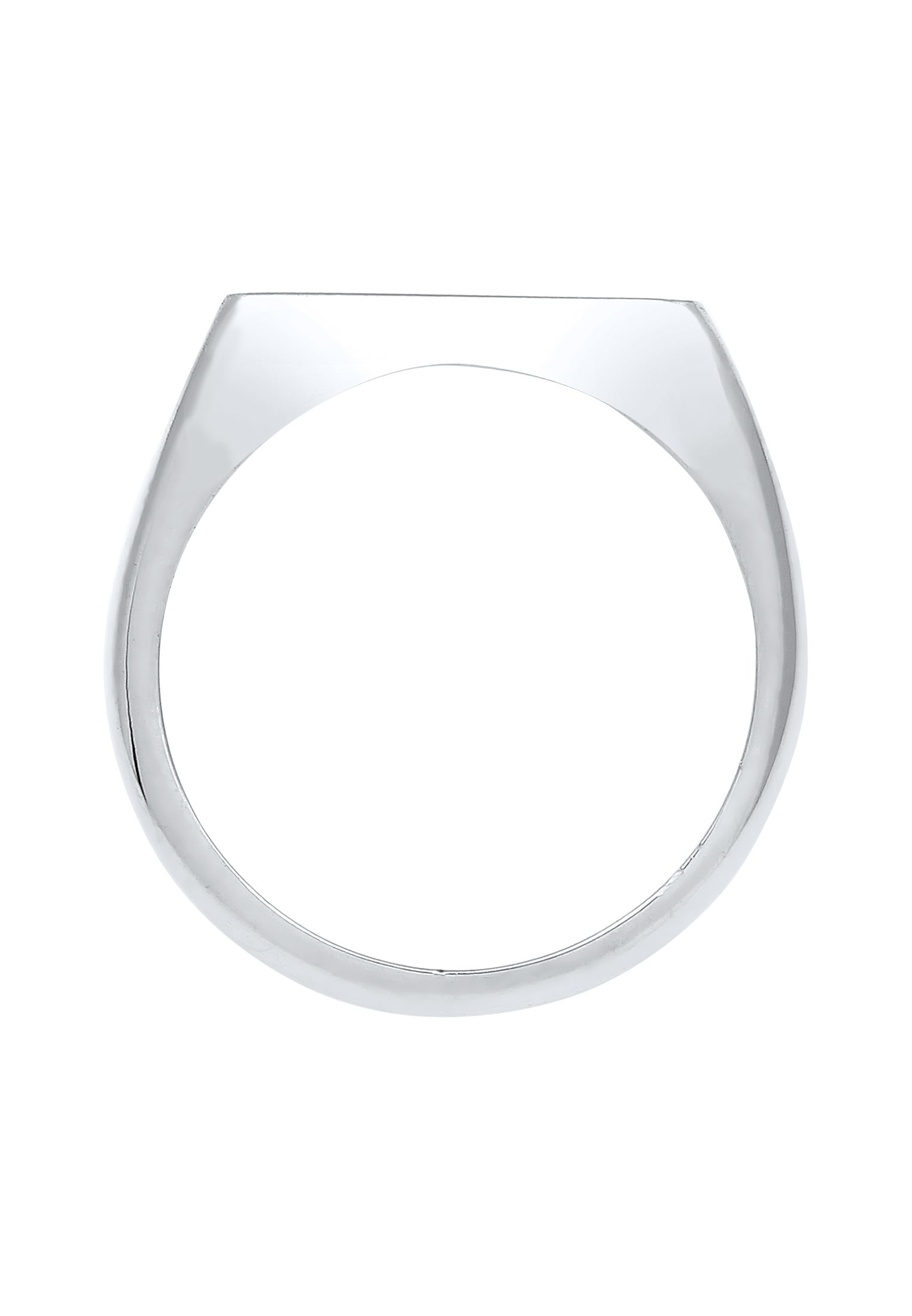Elli Siegelring »Siegelring Quadrat 925 Sterling Silber«