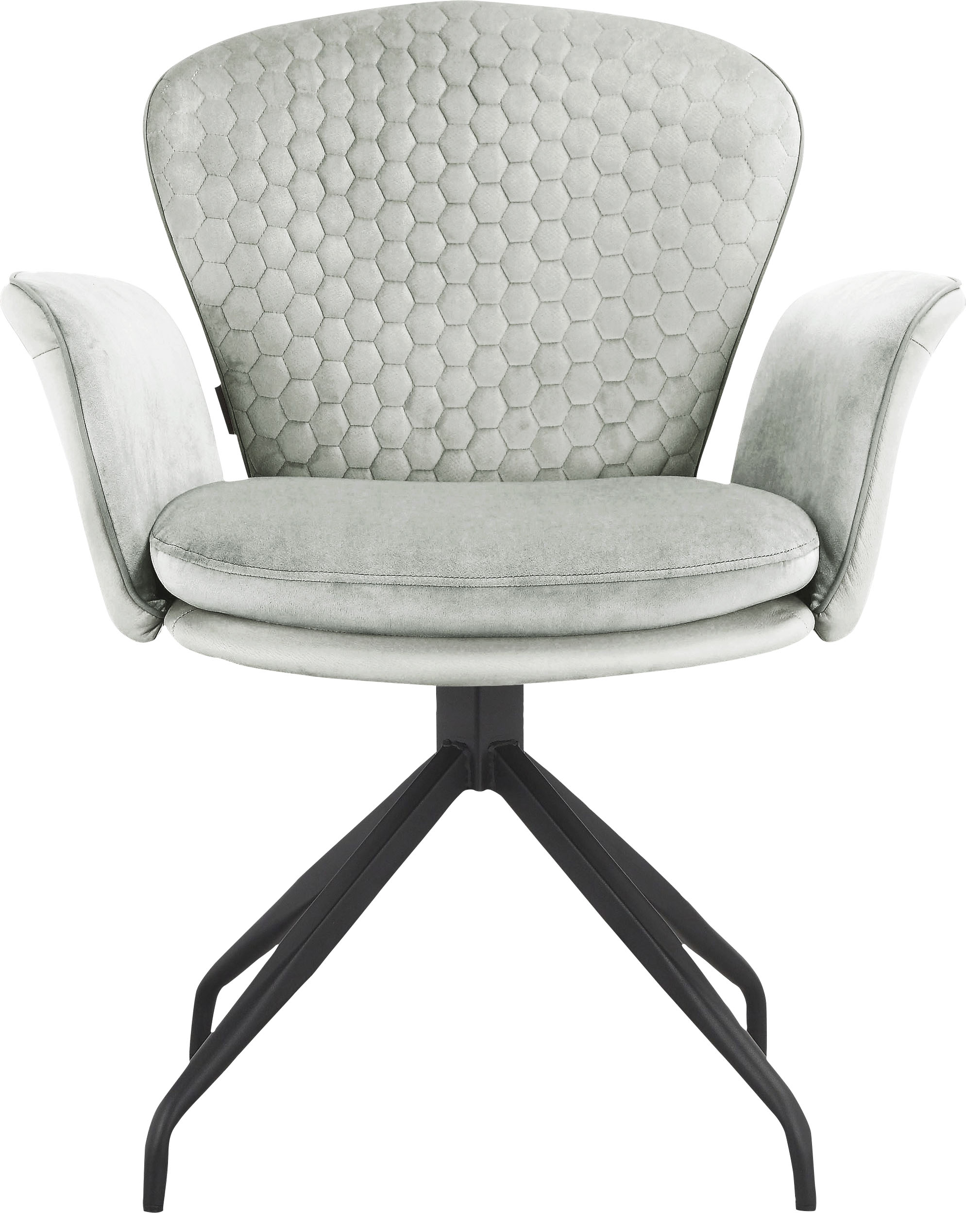 Thumbnail - PLACES OF STYLE Esszimmerstuhl "Leonidas" () 2 Stk.Sitz und Rücken gepolstert, Sitzfläche in Velourstoff, Sitzhöhe 47 cm