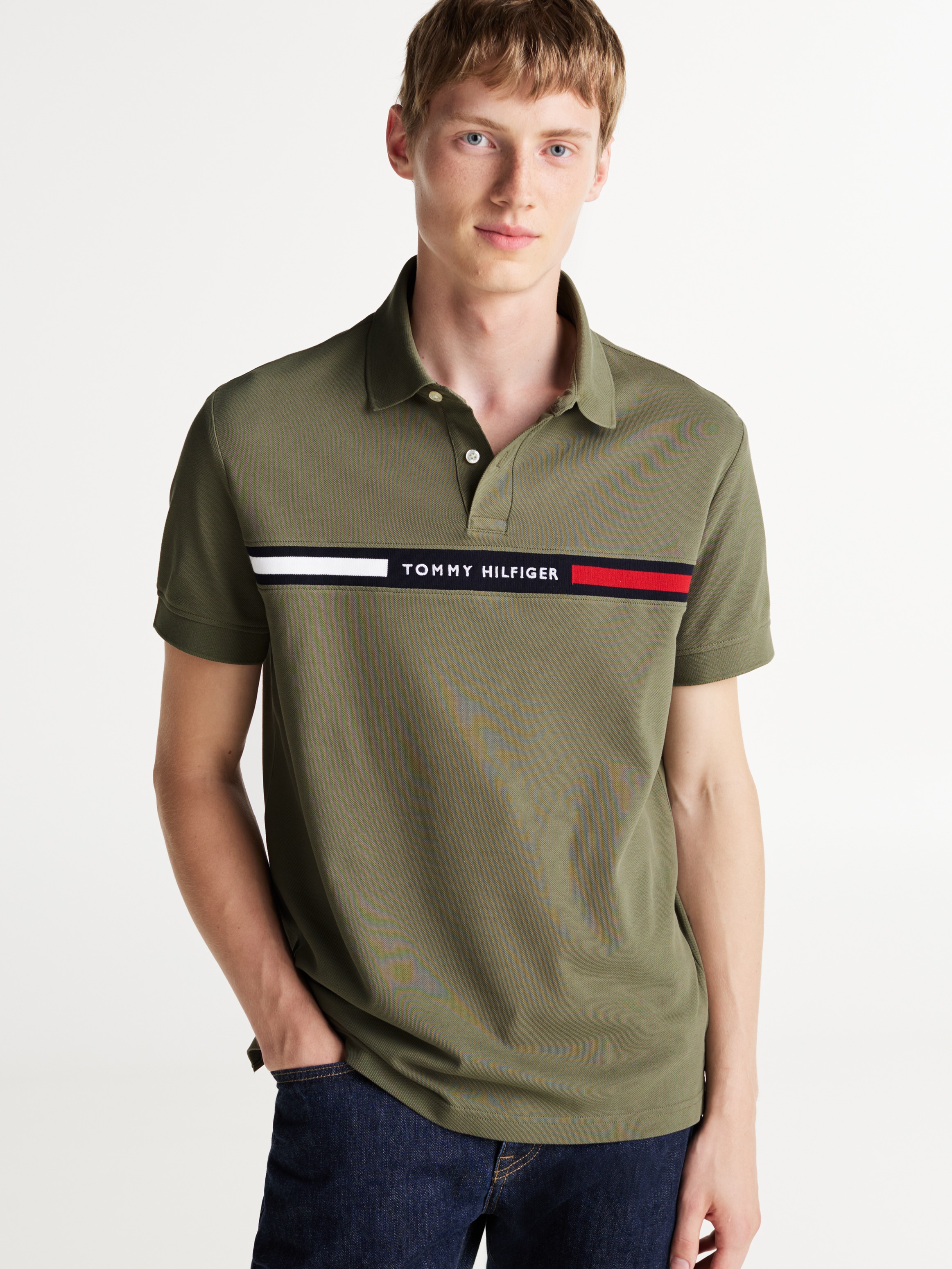 Tommy Hilfiger Poloshirt "HILFIGER CHEST INSERT REG POLO" günstig online kaufen