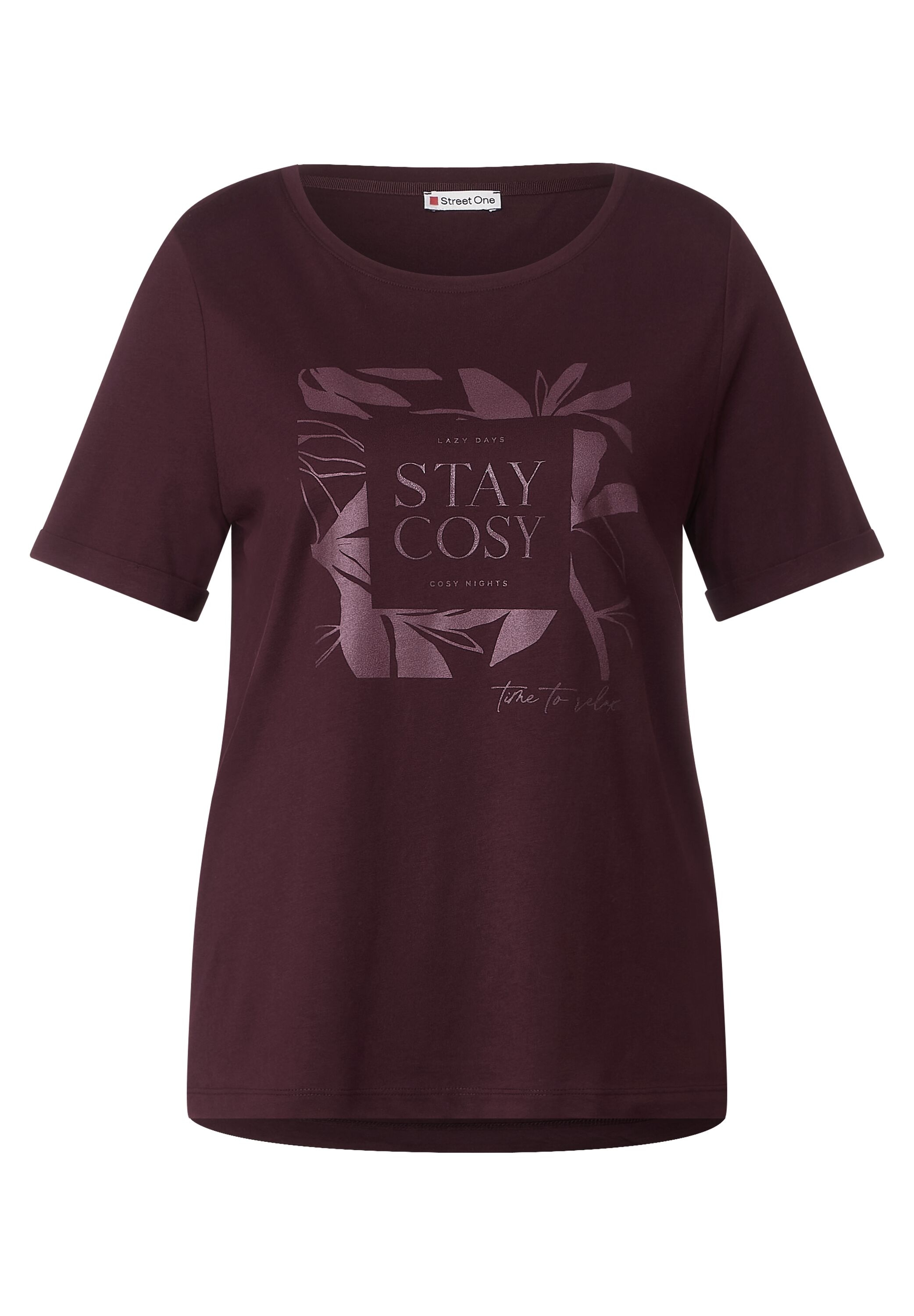 STREET ONE T-Shirt, mit Wording und Print bestellen | BAUR