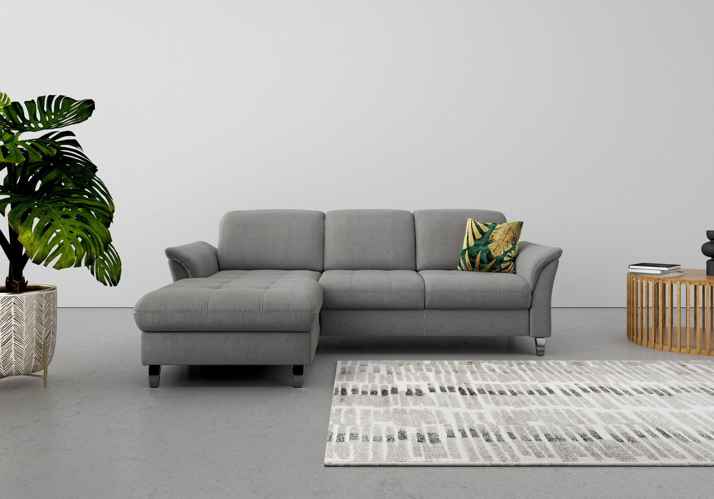 Sit & More Maggiore Ecksofa Grau 258x173cm 7