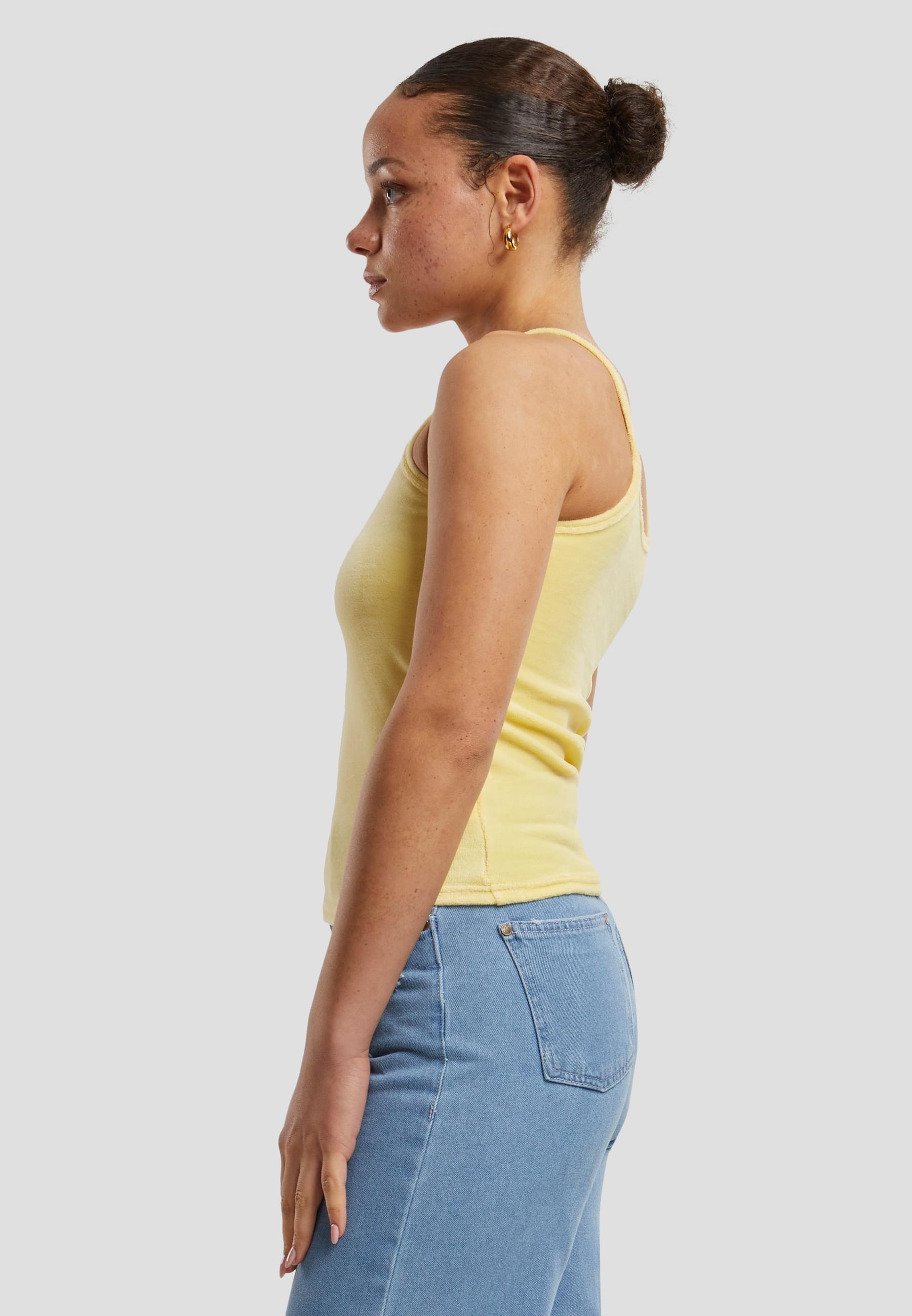 Karl Kani Muskelshirt »Karl Kani Damen KKWQ22116YLW Small Signature Nicki Top«, (1 tlg.)