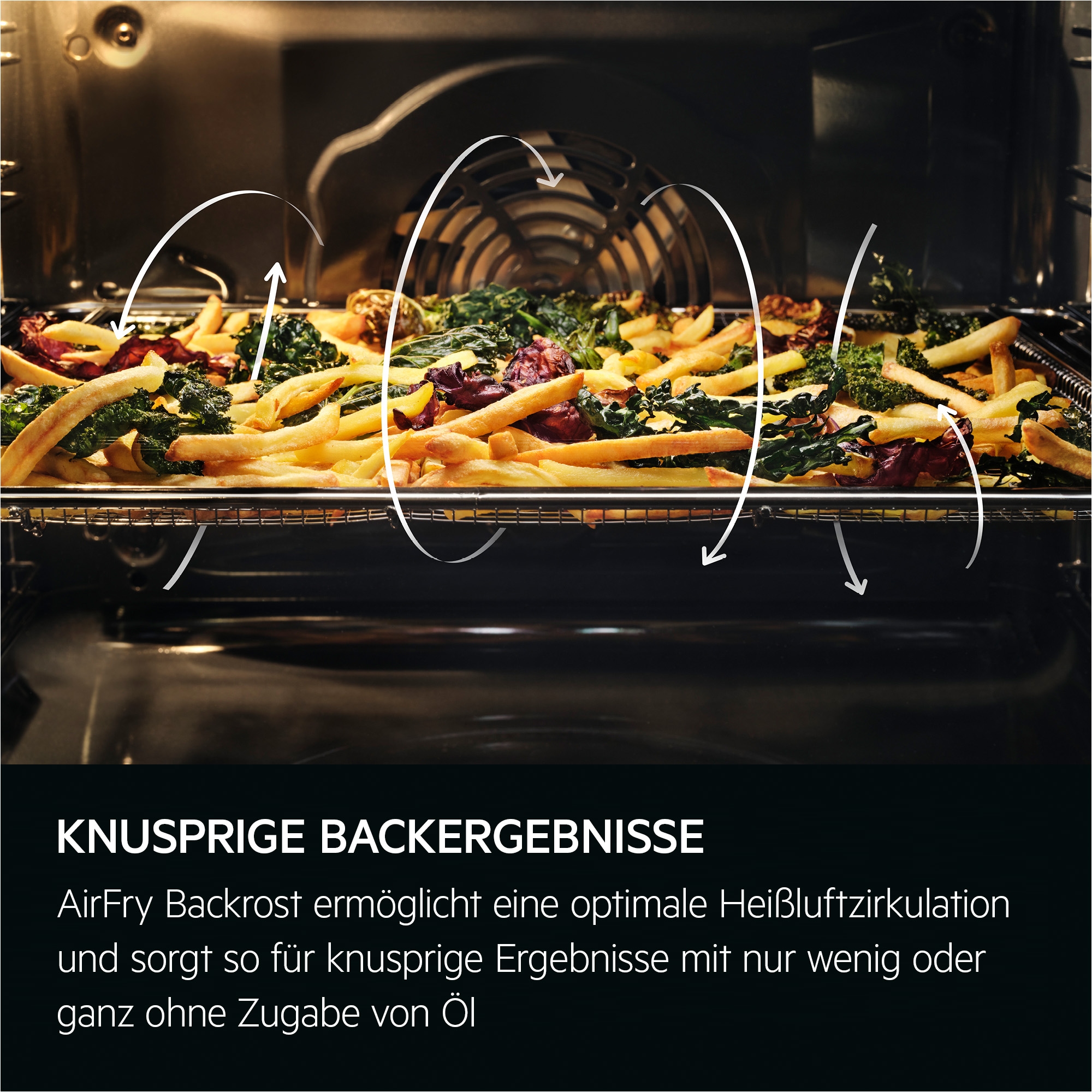 AEG Backofen-Set »HH24BSPIL«, mit 1-fach-Teleskopauszug, Pyrolyse-Selbstreinigung, WiFi, AirFry-Funktion, Kerntemperatursensor, Touch, Made in Germany