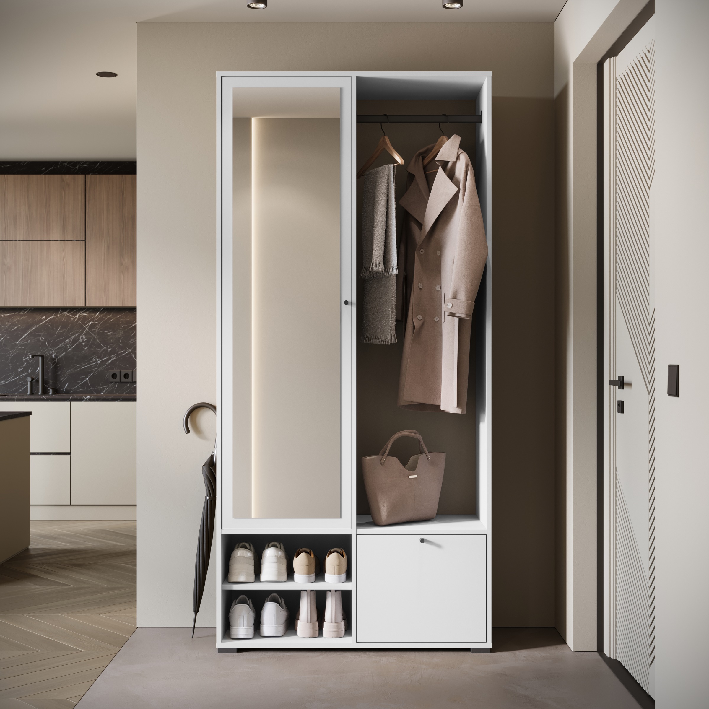 INOSIGN Garderobenschrank "DINO Kompaktgarderobe, Garderoben-Set DINO", Mit günstig online kaufen