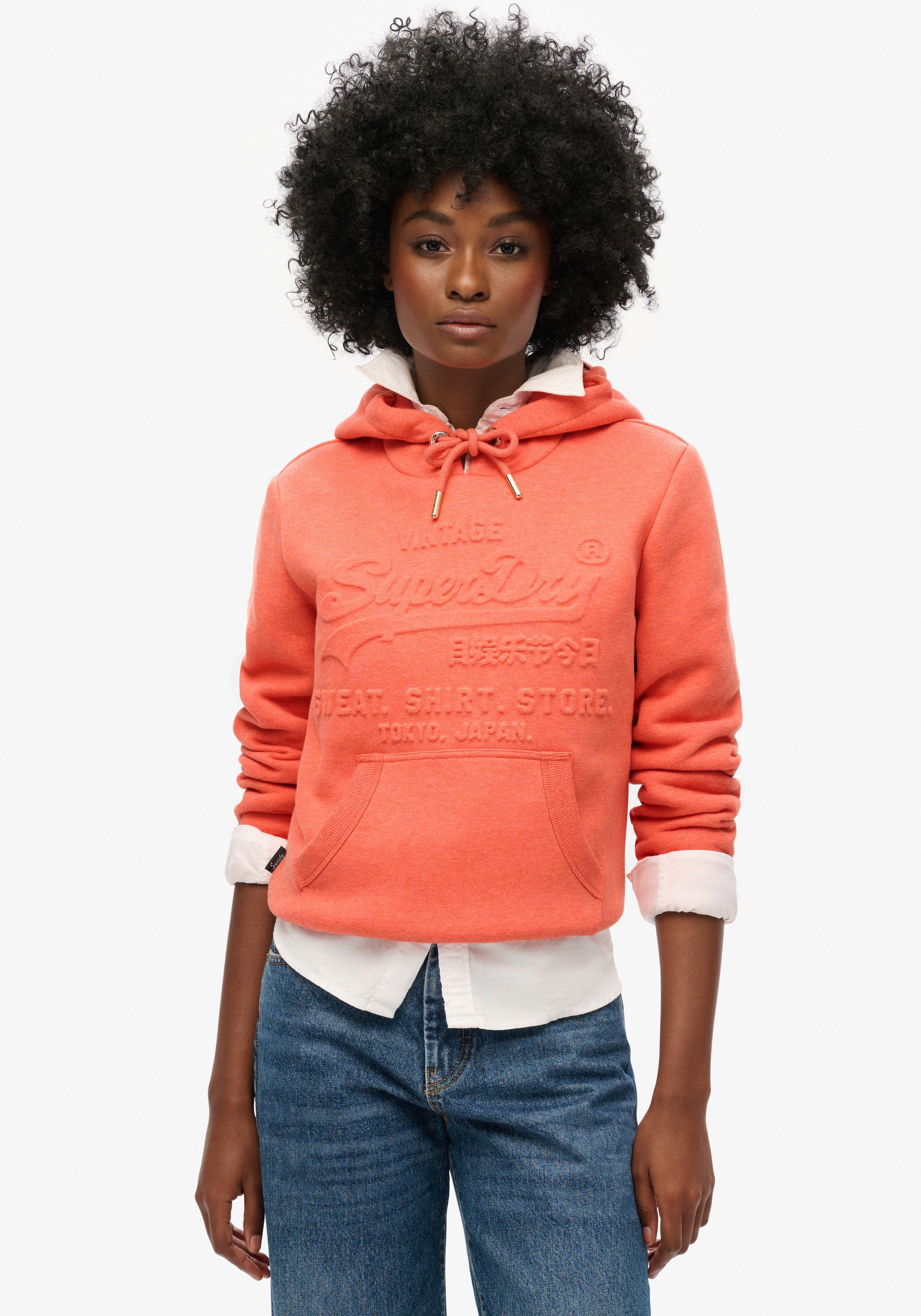 Superdry Kapuzensweatshirt "EMBOSSED VL GRAPHIC HOODIE" günstig online kaufen