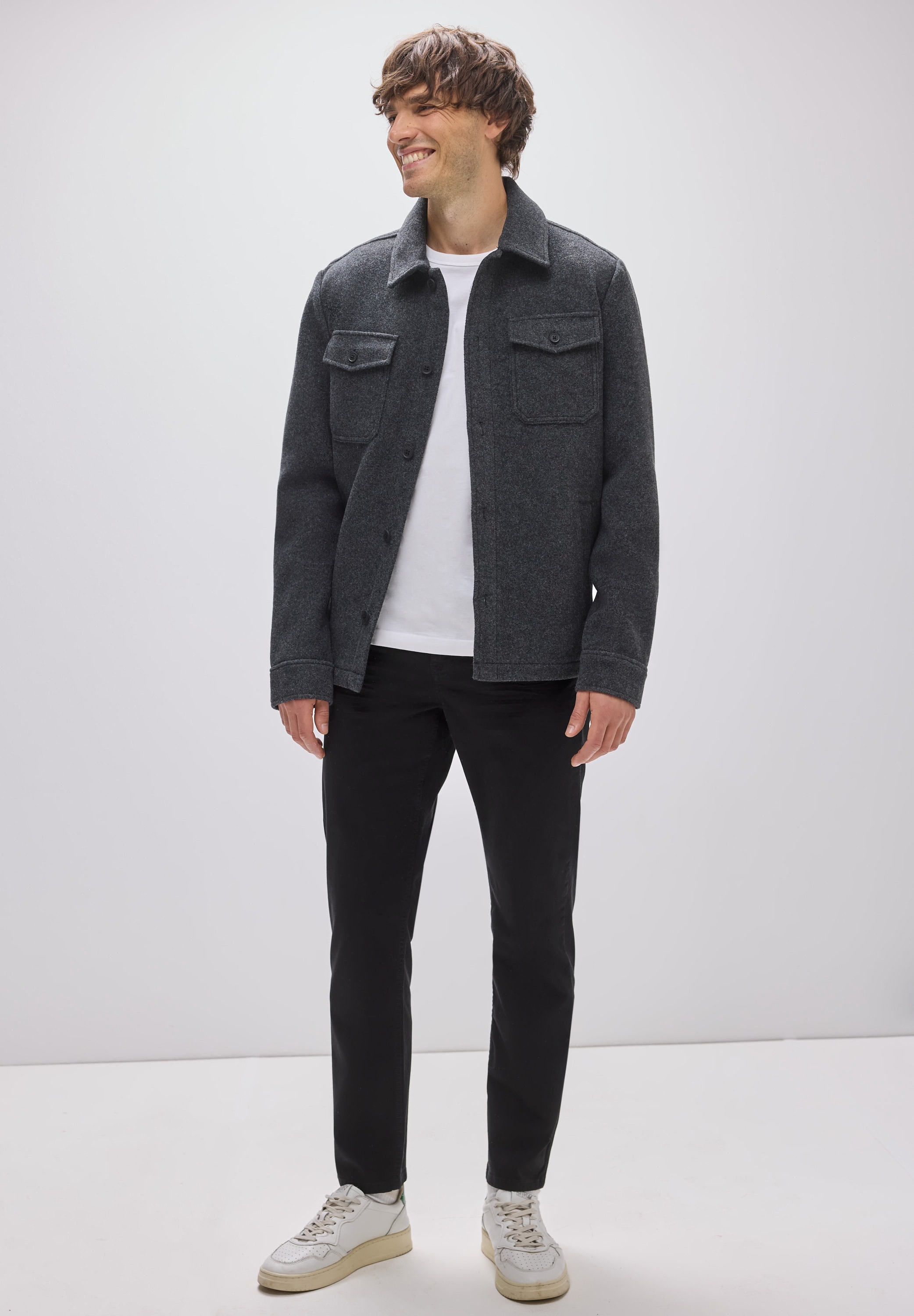 STREET ONE MEN Stoffhose  5-Pocket-Style