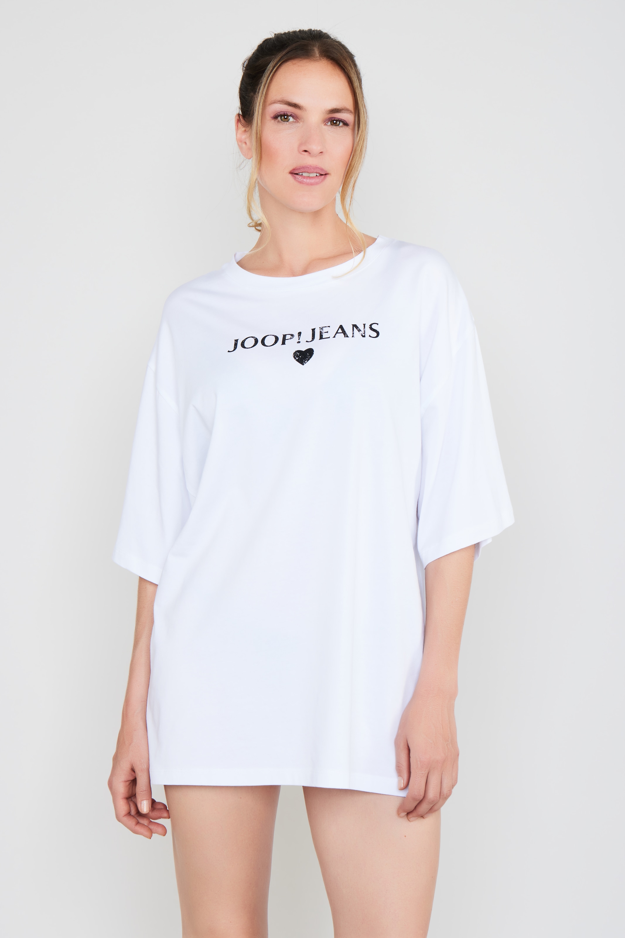 JOOP Jeans T-Shirt "After Dark (JOOP Jeans)", Logo-Schriftzug vorn, Kurzarm günstig online kaufen