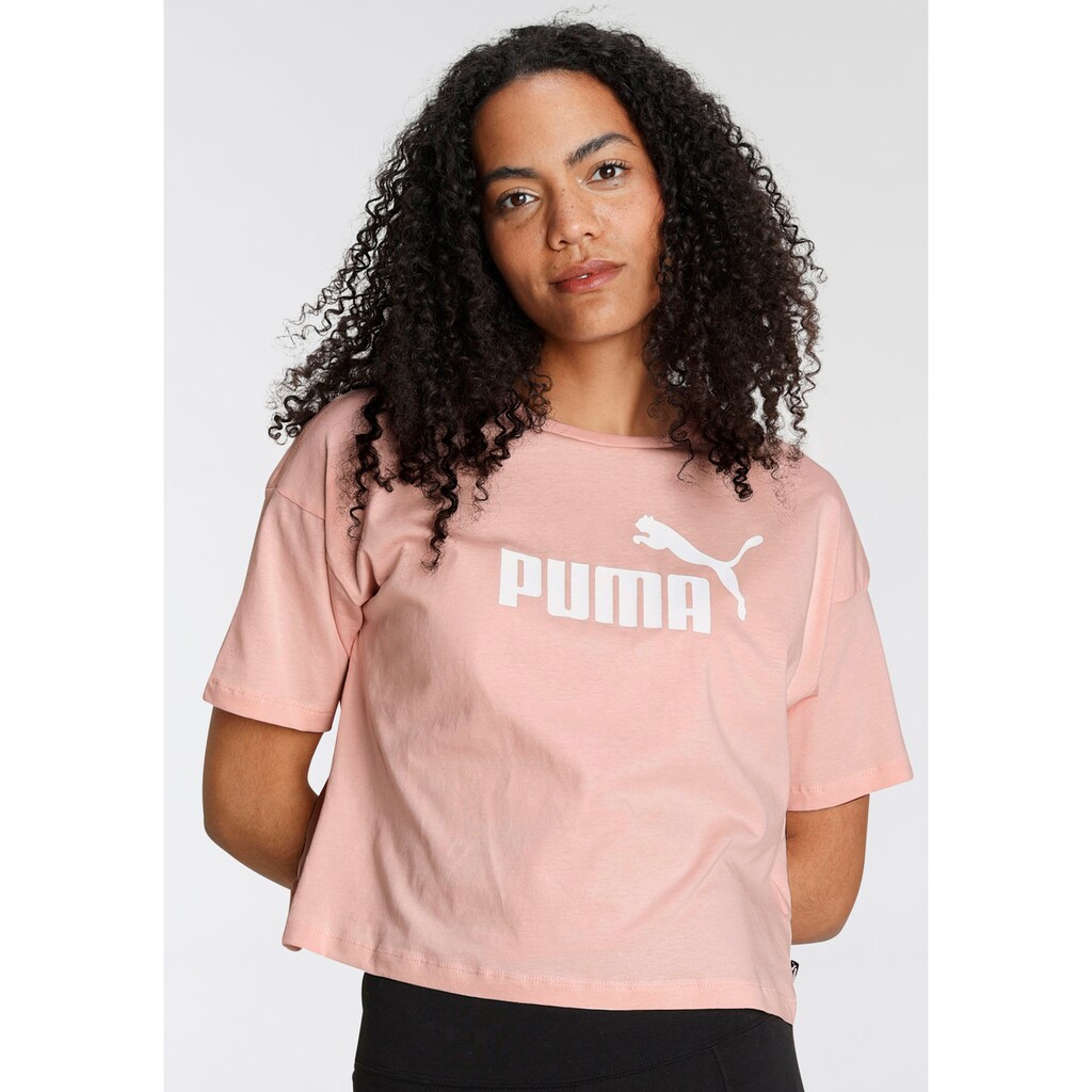 PUMA Crop-Top »ESS CROPPED LOGO TEE«