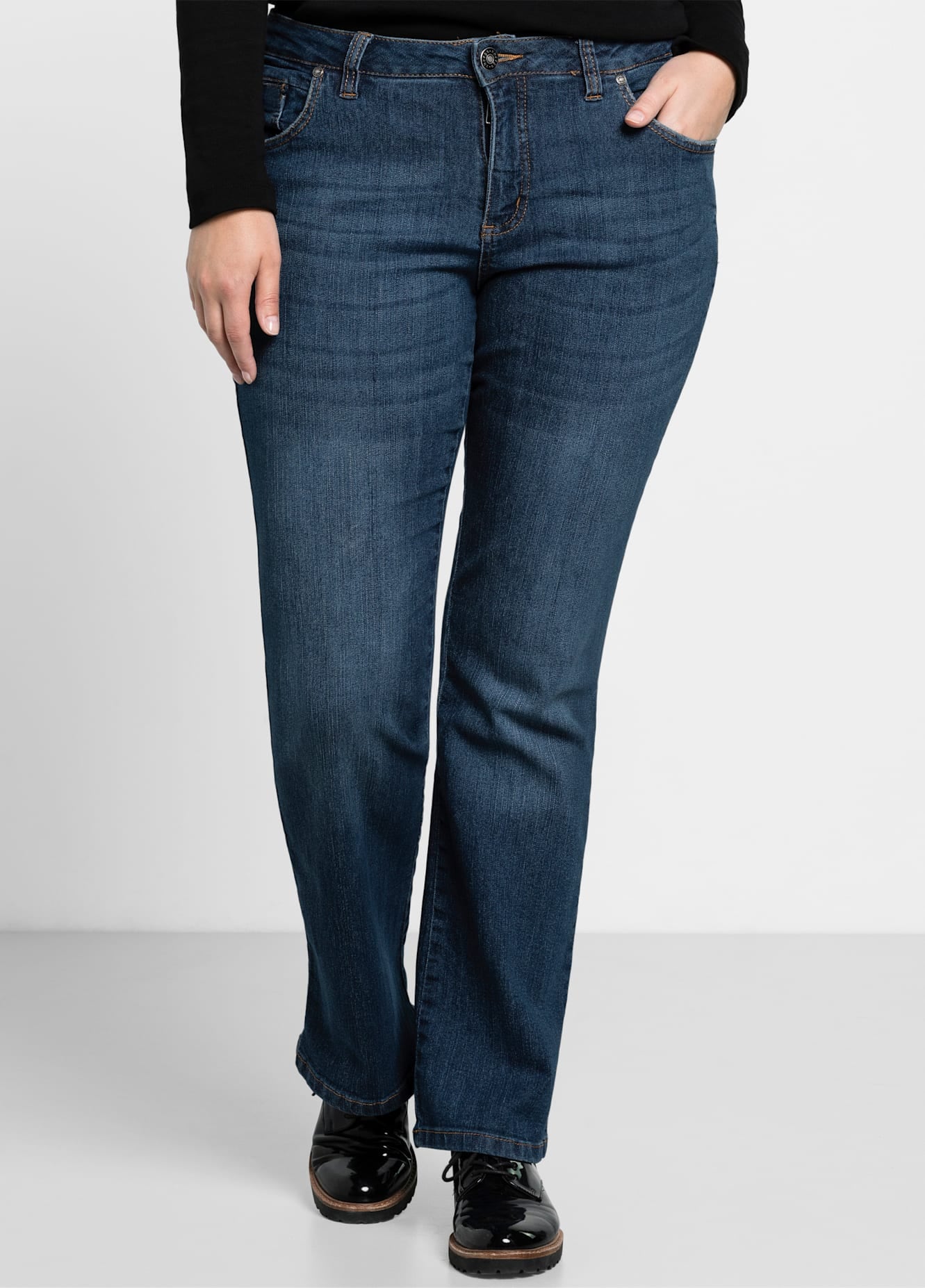 Sheego Bequeme Jeans, (1 tlg.) günstig online kaufen