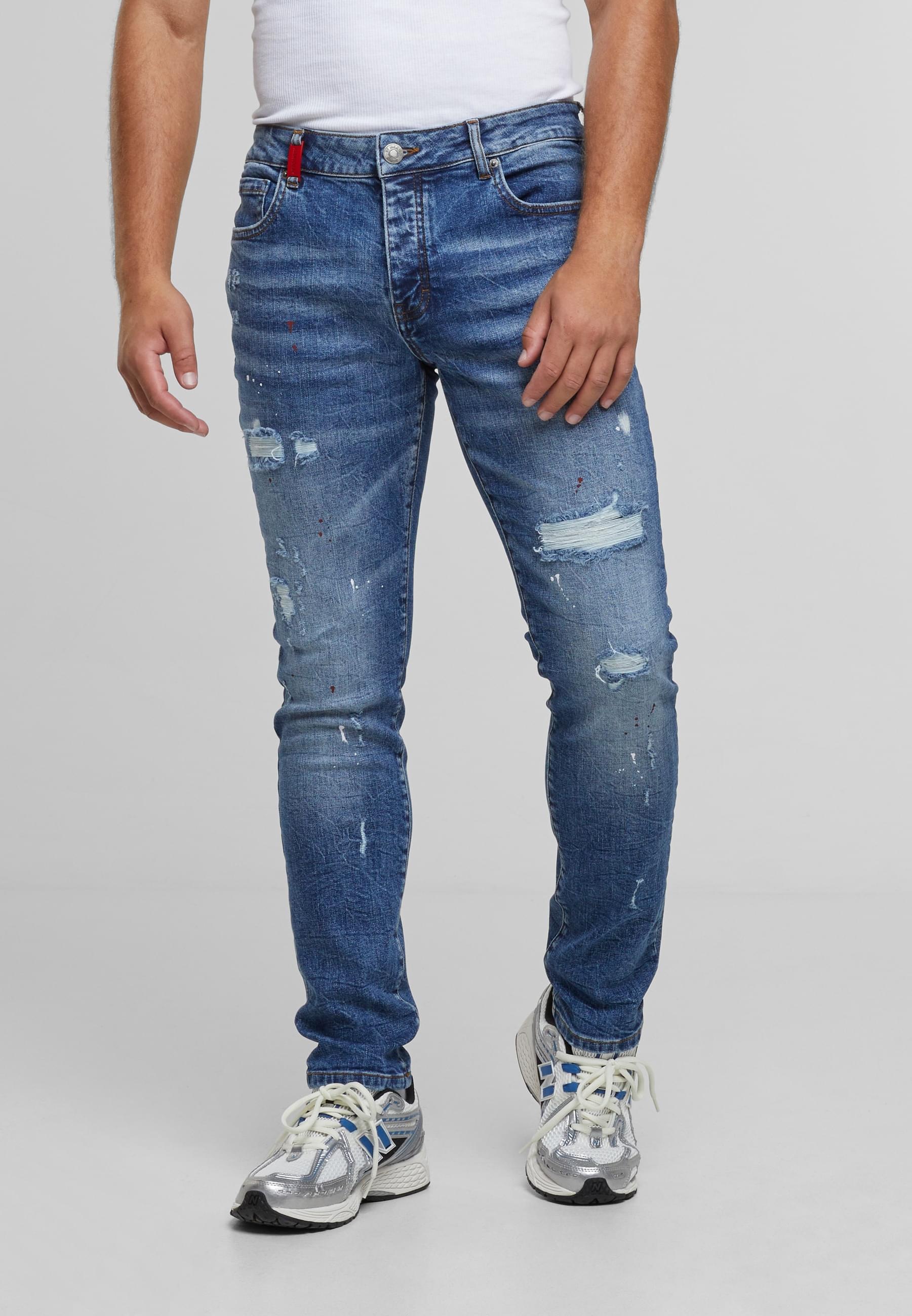 2Y Premium Bequeme Jeans "2Y Premium 2Y JULIO RIPPED SLIM FIT JEANS" günstig online kaufen