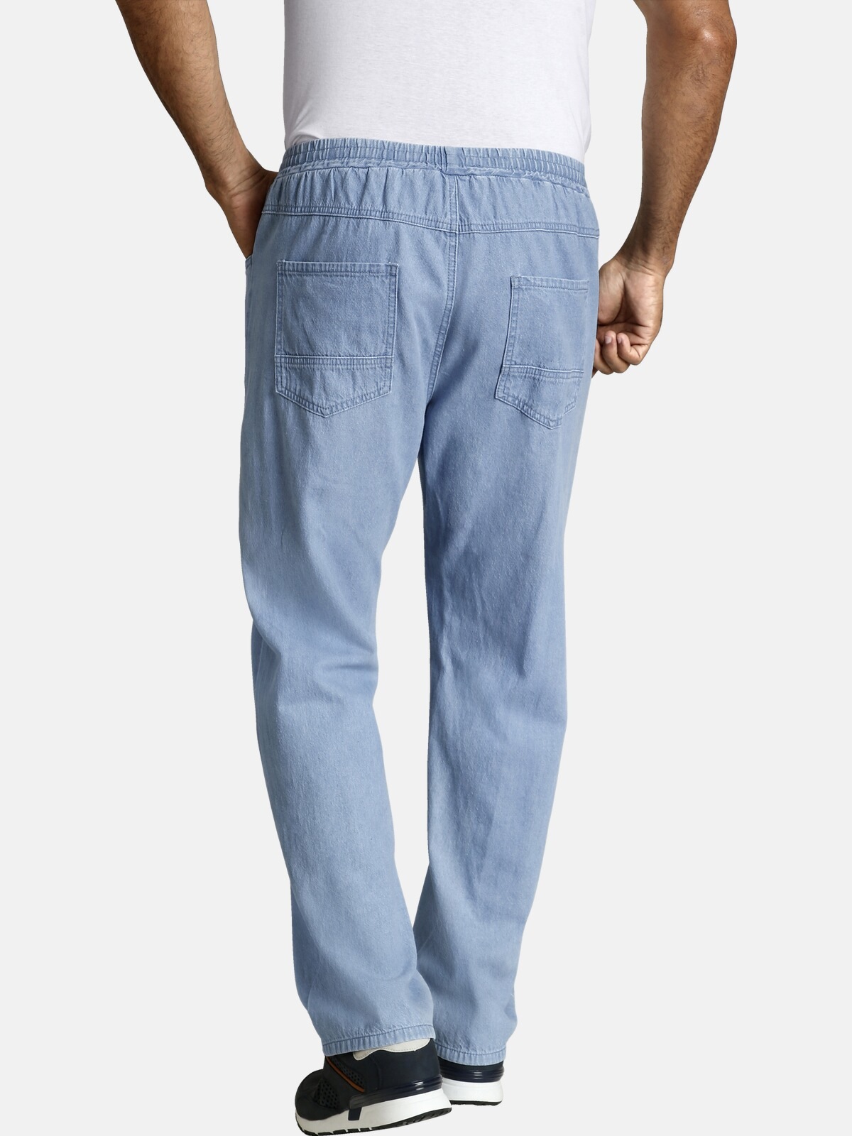 Jan Vanderstorm Daan Men's Pull-On Jeans Light Blue 35 3