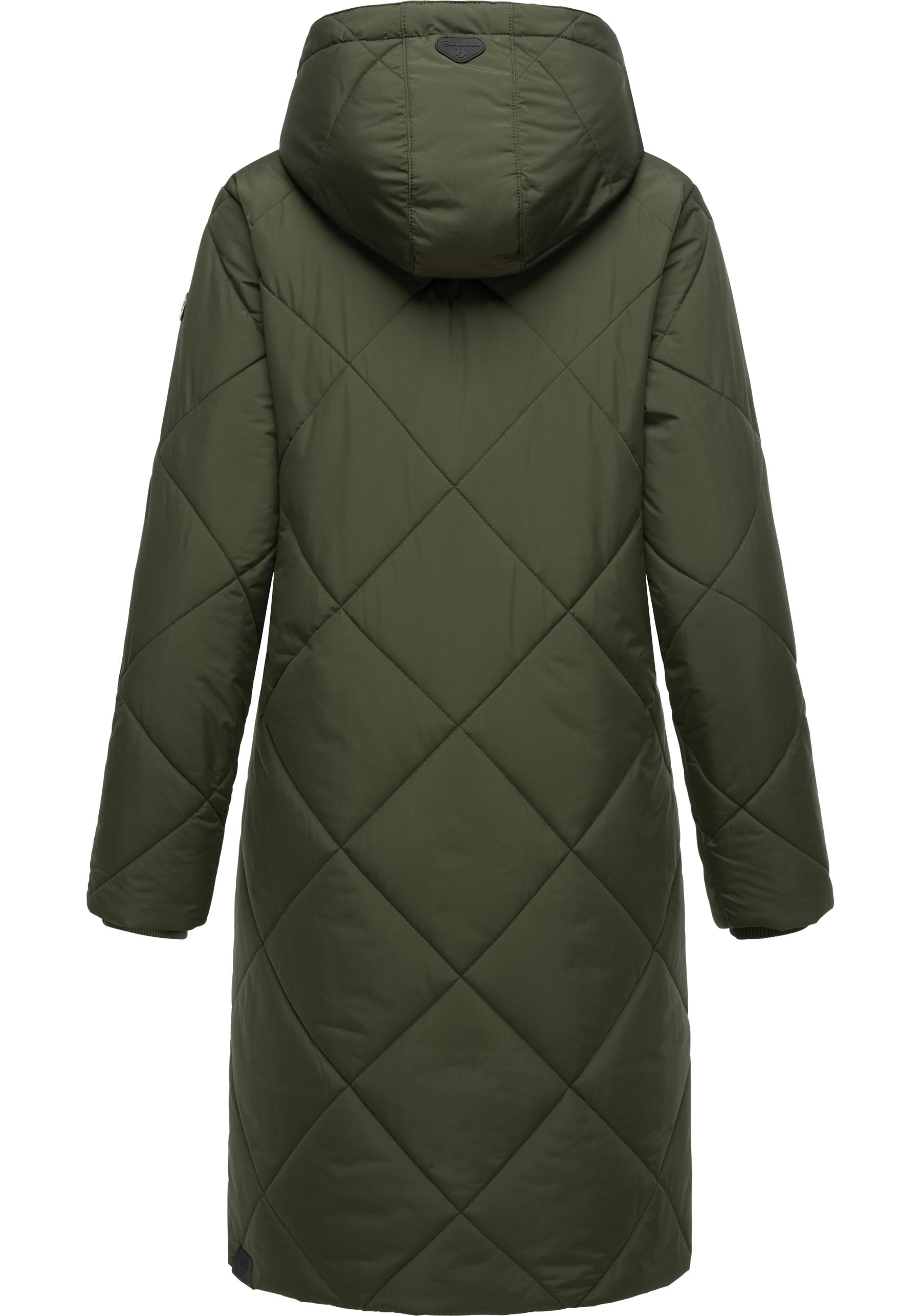 Ragwear Steppmantel »Rebela«, stylischer Winterparka mit abnehmbarer Kapuze