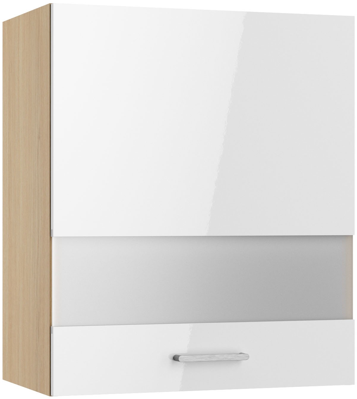 KOCHSTATION Hängeschrank "KS-Lucy" Breite 60 cm, mit 1 Segmentglastür, 2 Einlegeböden, Soft-Close