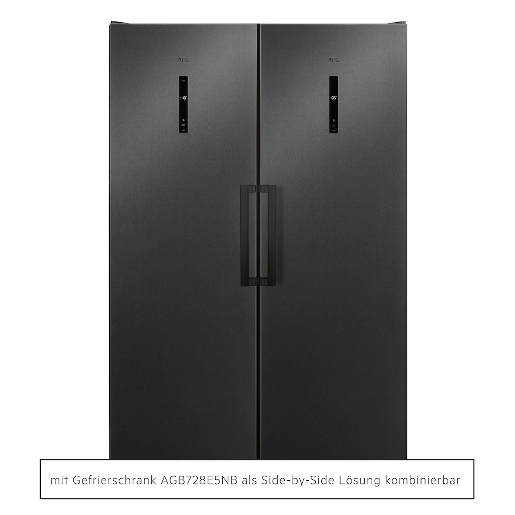 AEG Kühlschrank »RKB738E5MB«, RKB738E5MB, 186 cm hoch, 59,5 cm breit