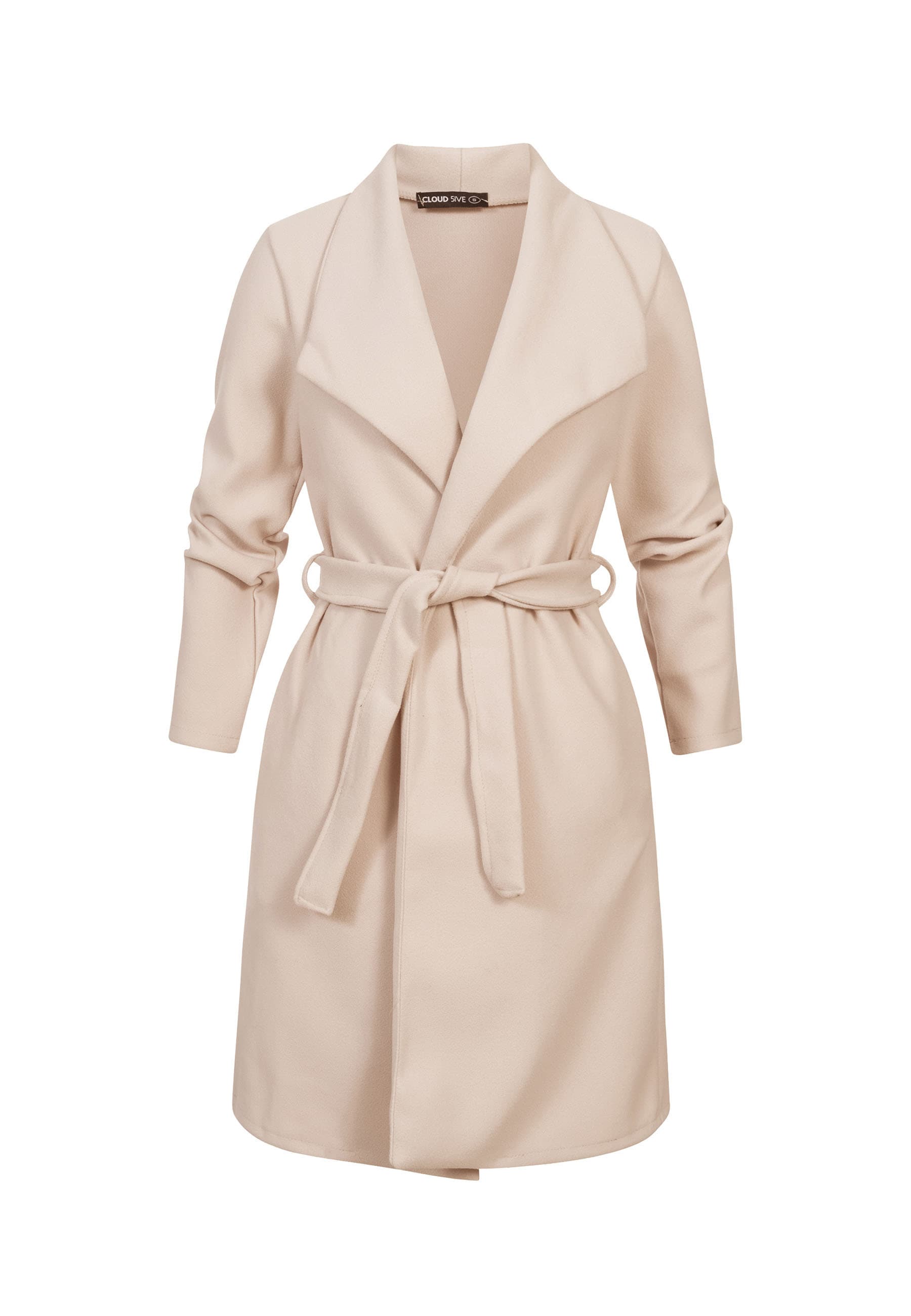 CLOUD 5IVE Cabanjacke "CLOUD 5IVE Coatigan with tie belt" 1 Stk. tlg. ohne Kapuze