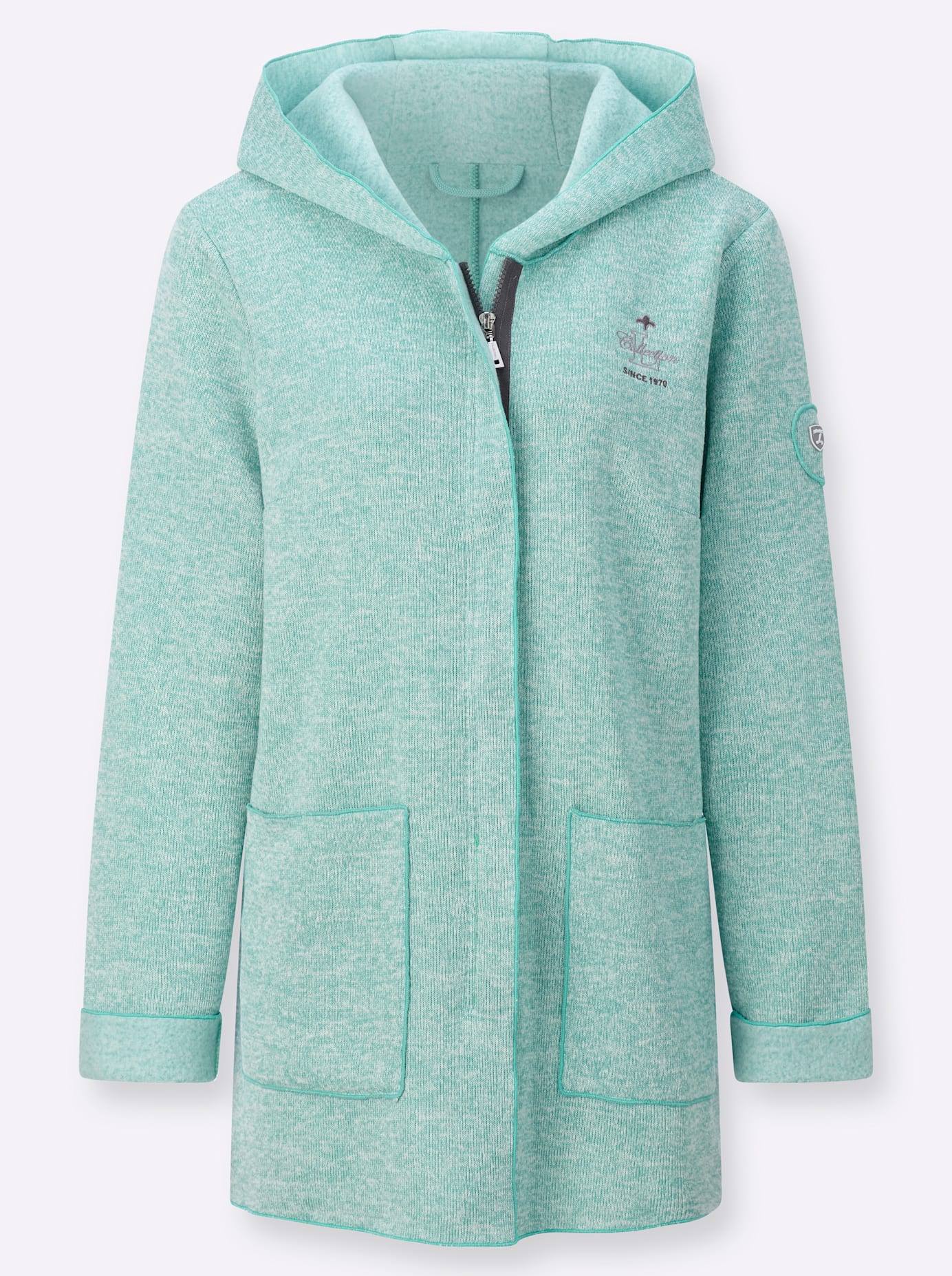 Thumbnail - Casual Looks Strickfleecejacke