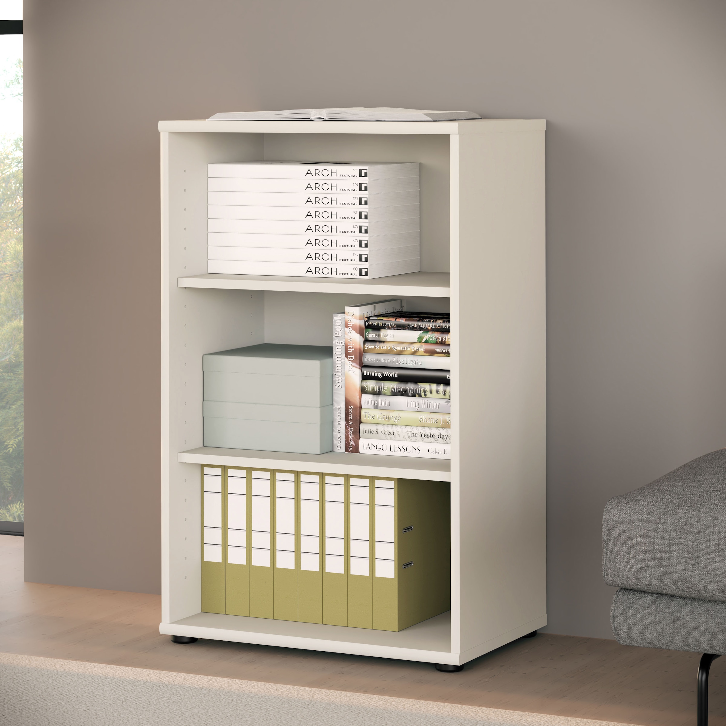 FORTE Regal »Tempra, Mehrzweckregal Höhe  85,5cm, 2 Ablageböden« Breite ca. 54 cm