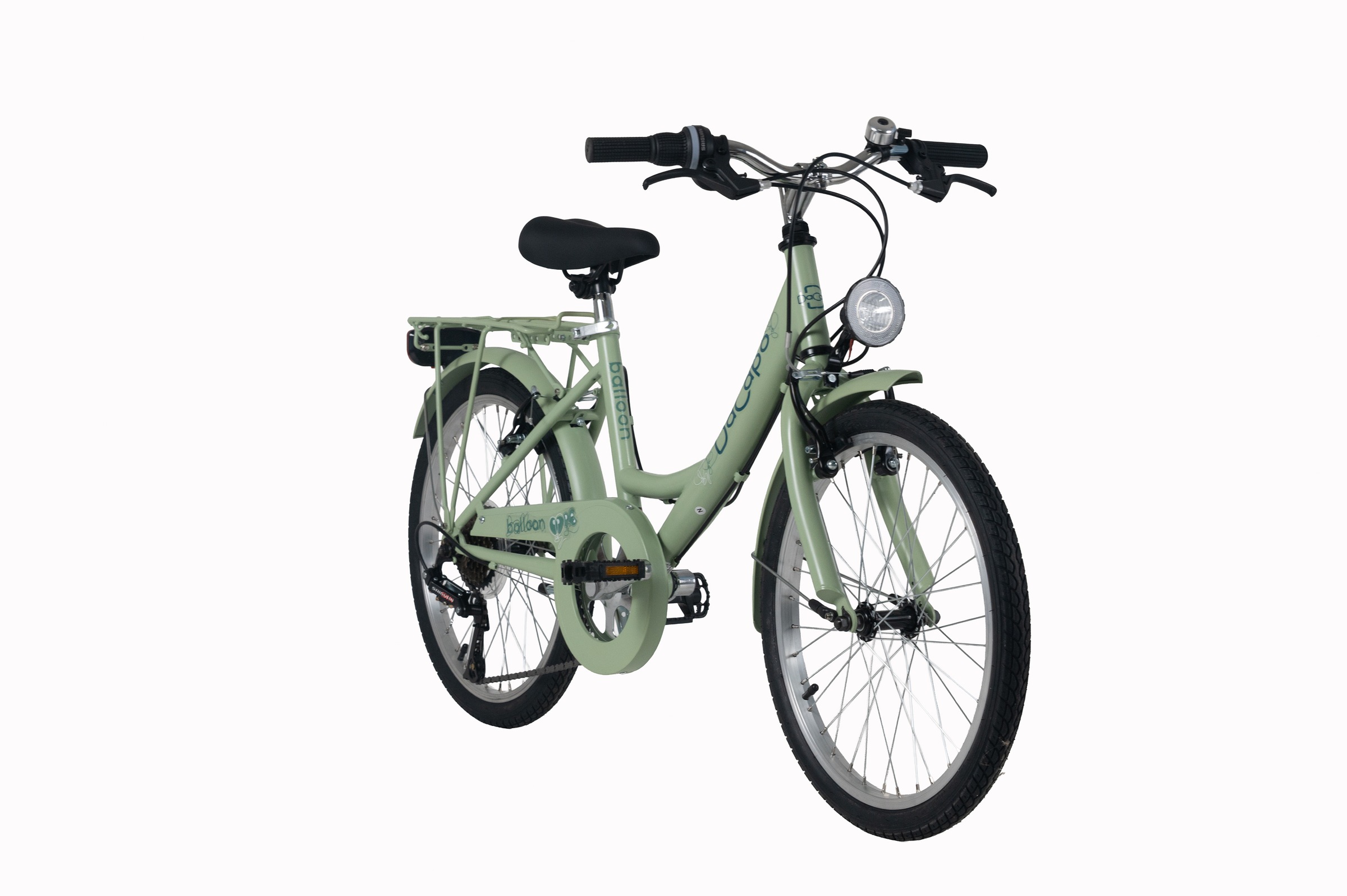 Dacapo Kinderfahrrad »DaCapo Kinderfahrrad 20'' Balloon 6 Gänge« 6 Gang Shimano Tourney Schaltwerk Kettenschaltung
