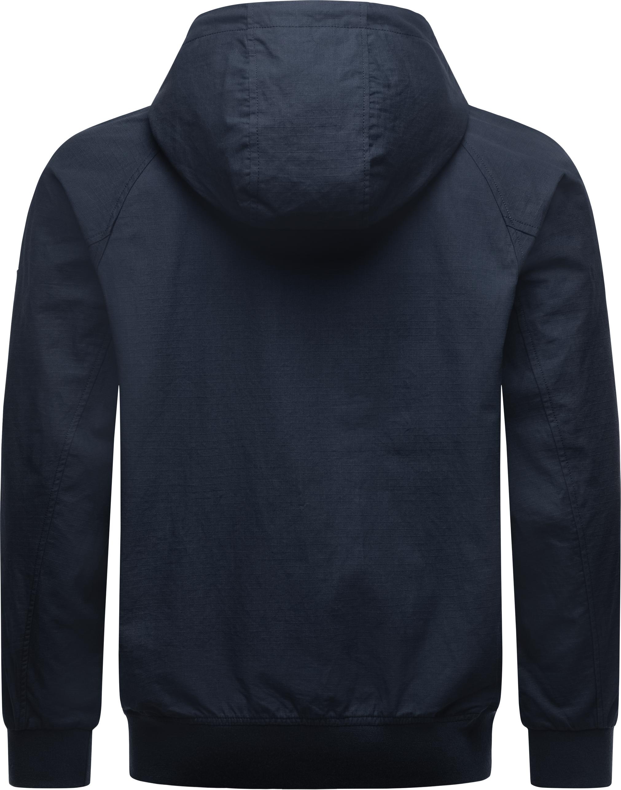 Ragwear Outdoorjacke »Garoo«, mit Kapuze, Stylische Herren Übergangsjacke aus Ripstop-Material