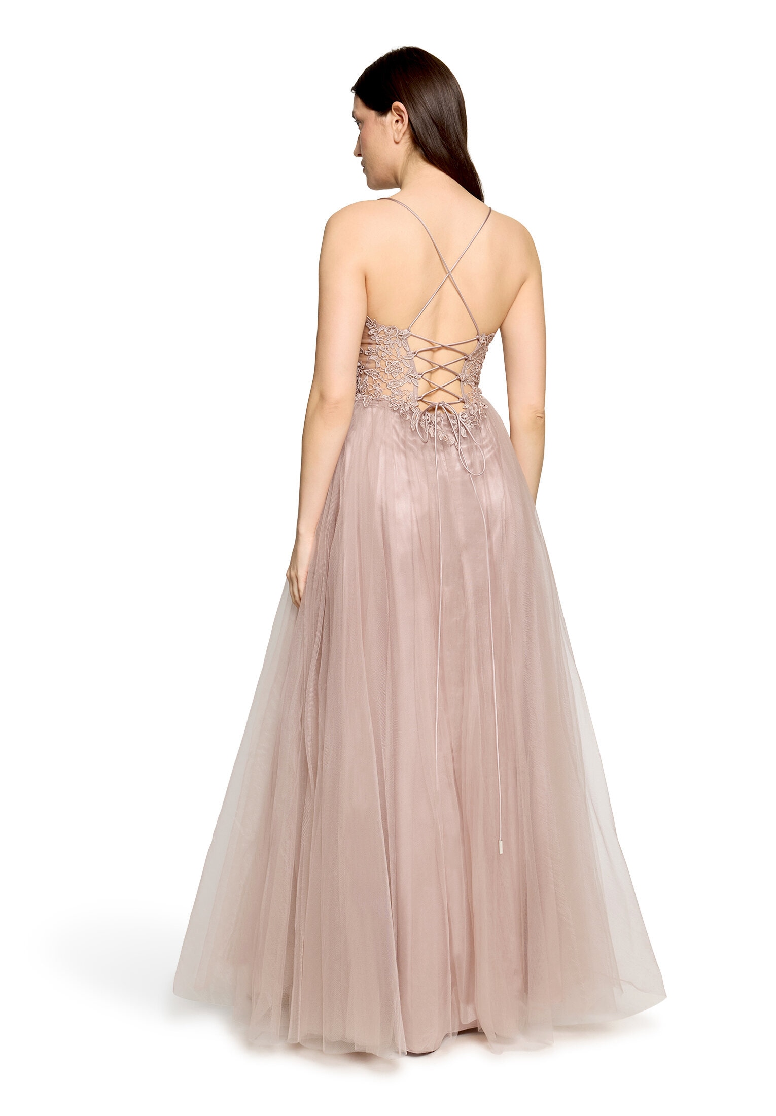 Vera Mont Abendkleid »Damen mit Stickerei« Ohne Tasche Rückenfrei