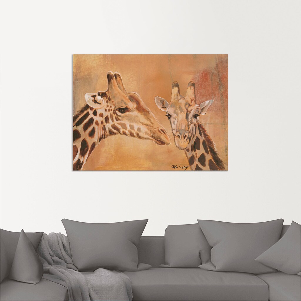 Artland Wandbild »Giraffen«, Wildtiere, (1 St.)