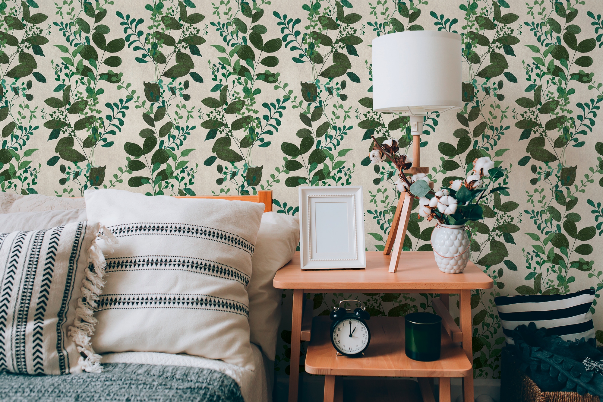 A.S. Création Vliestapete »Pintwalls III Blätterdesign Natur« Kunst strukturiert