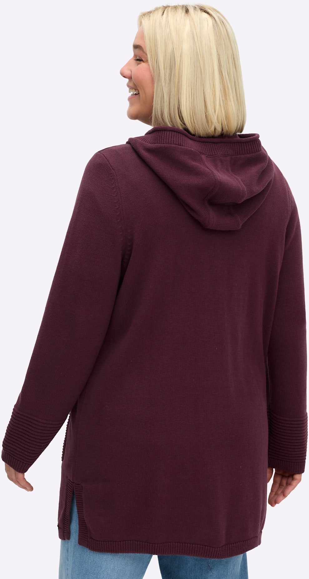 Sheego Longstrickjacke günstig online kaufen