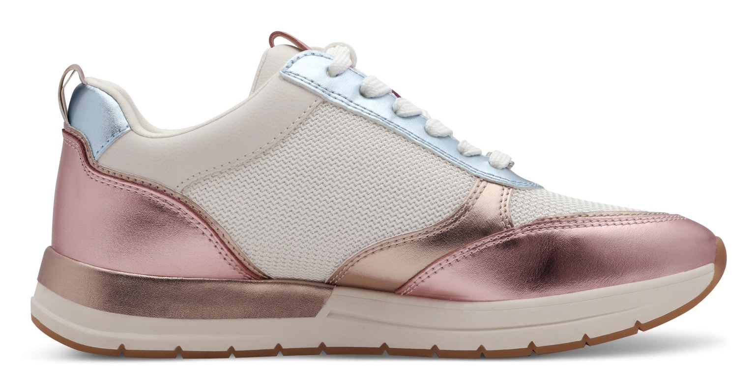 Tamaris Keilsneaker, Freizeitschuh, Halbschuh, Schnürschuh in schmaler Form