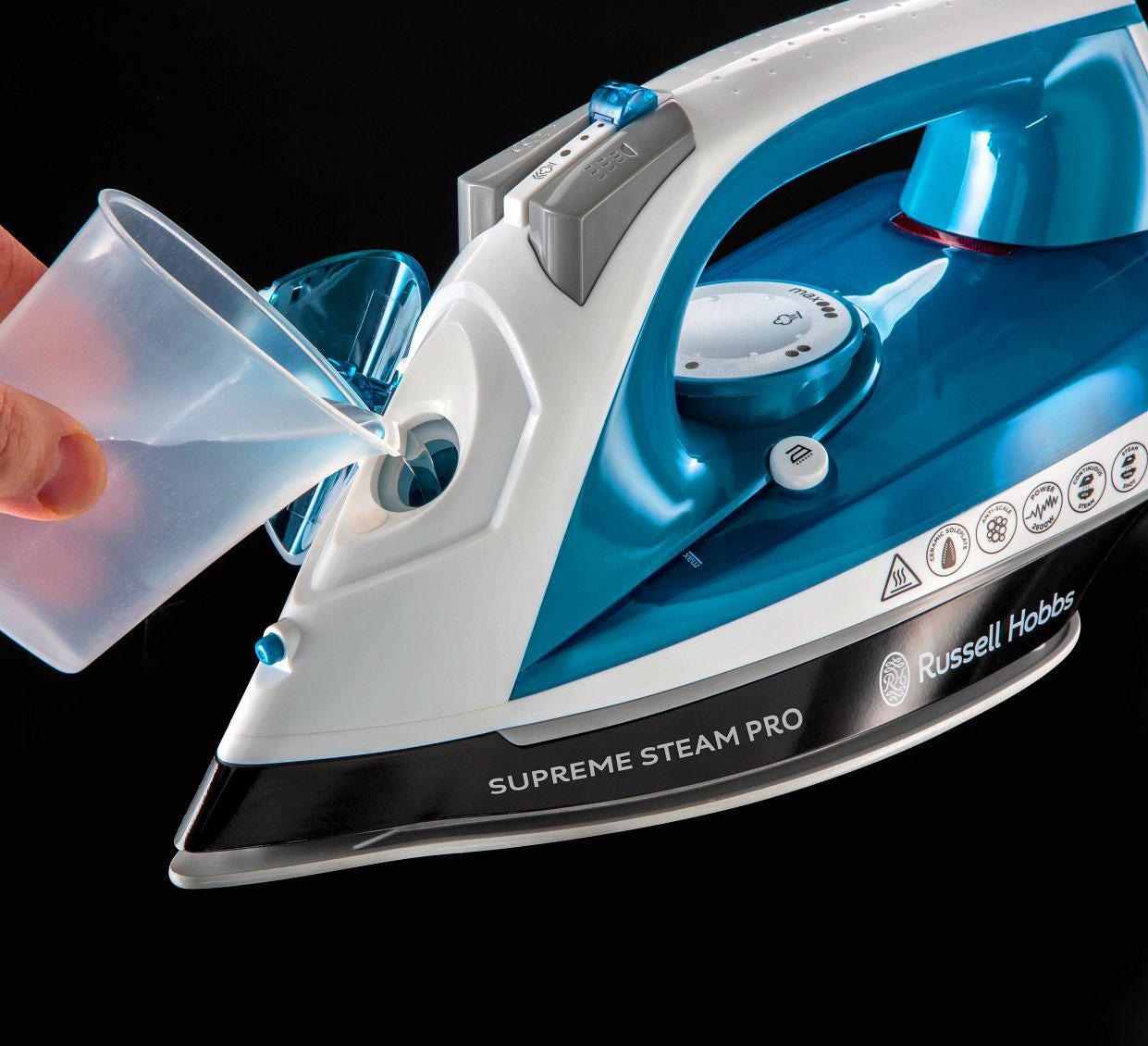 RUSSELL HOBBS Dampfbügeleisen »Supreme Steam Pro 23971-56«, 2600 W, mit antihaftversiegelter Keramik-Bügelsohle