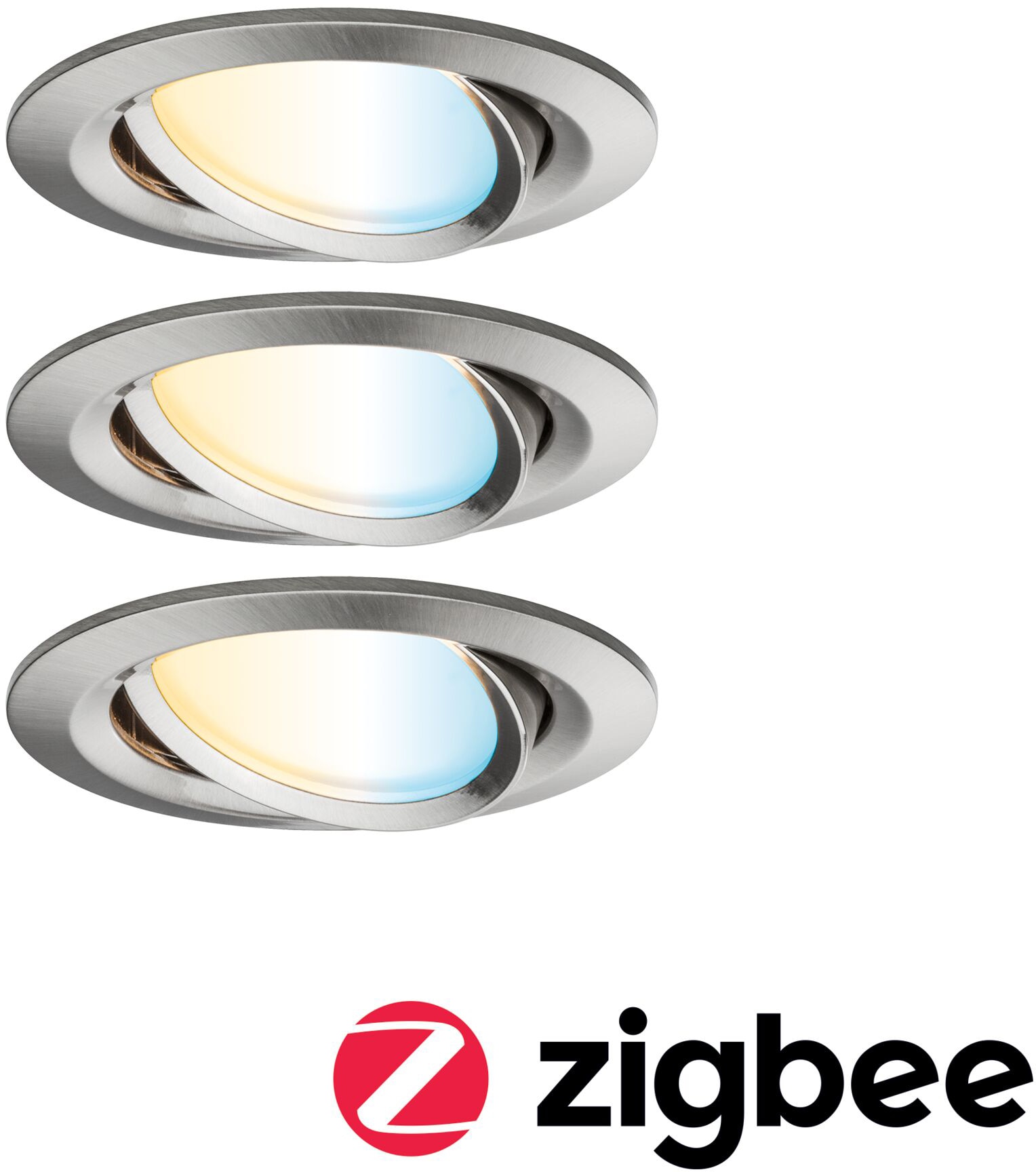 LED Einbaustrahler »Nova«, 3er-Set, Schutzart IP23, Ø 8,4 cm, Leuchtenkopf schwenkbar