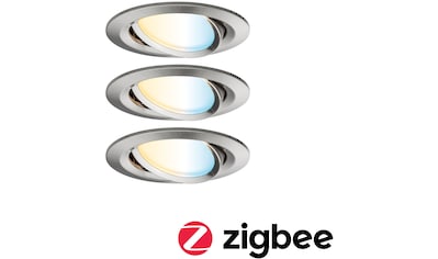 LED Einbaustrahler »Nova«, 3er-Set, Schutzart IP23, Ø 8,4 cm, Leuchtenkopf schwenkbar