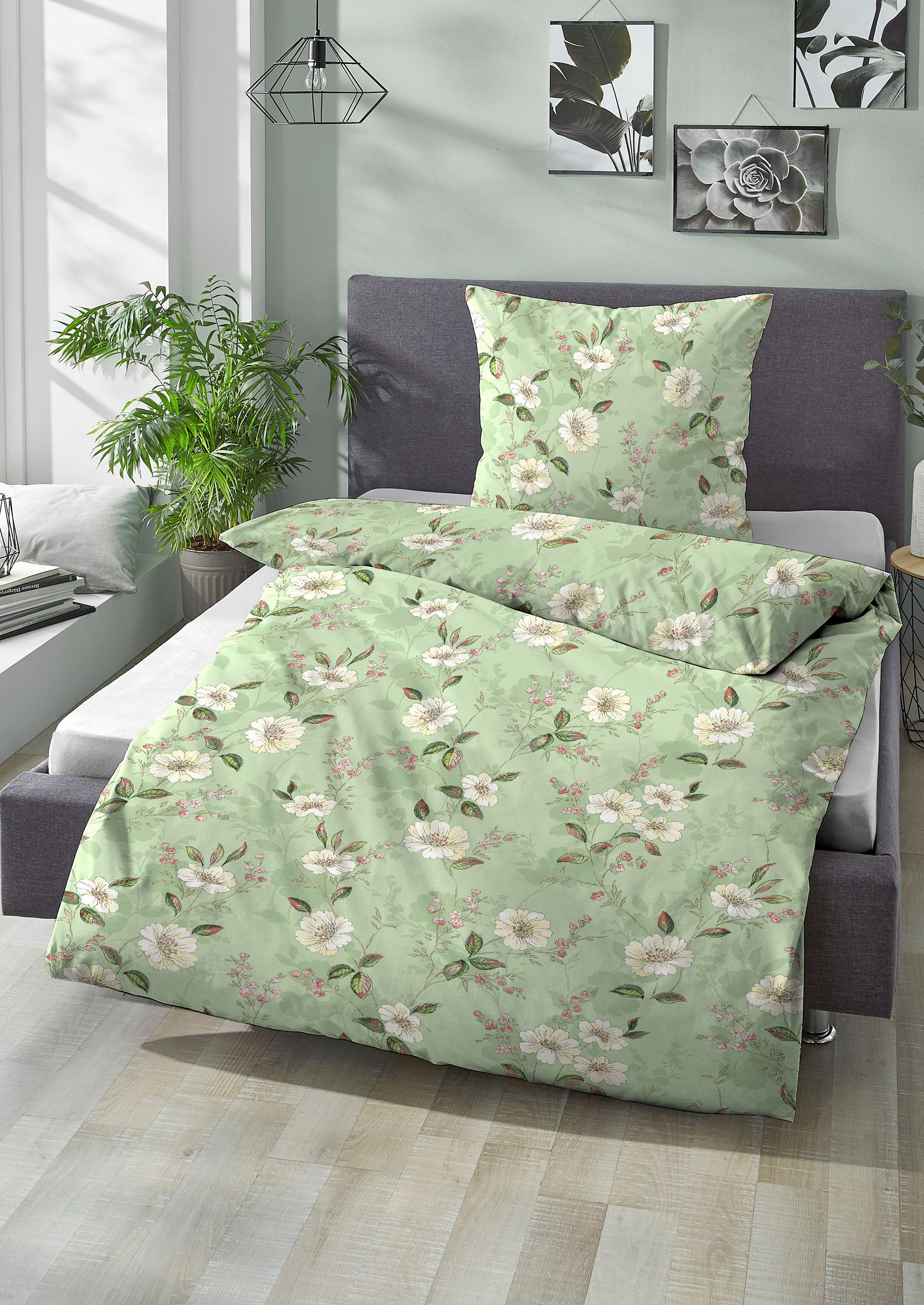 Castell - Markenbettwäsche Bettwäsche "Paul" 2 Stk. wohlig warm, temperatur günstig online kaufen