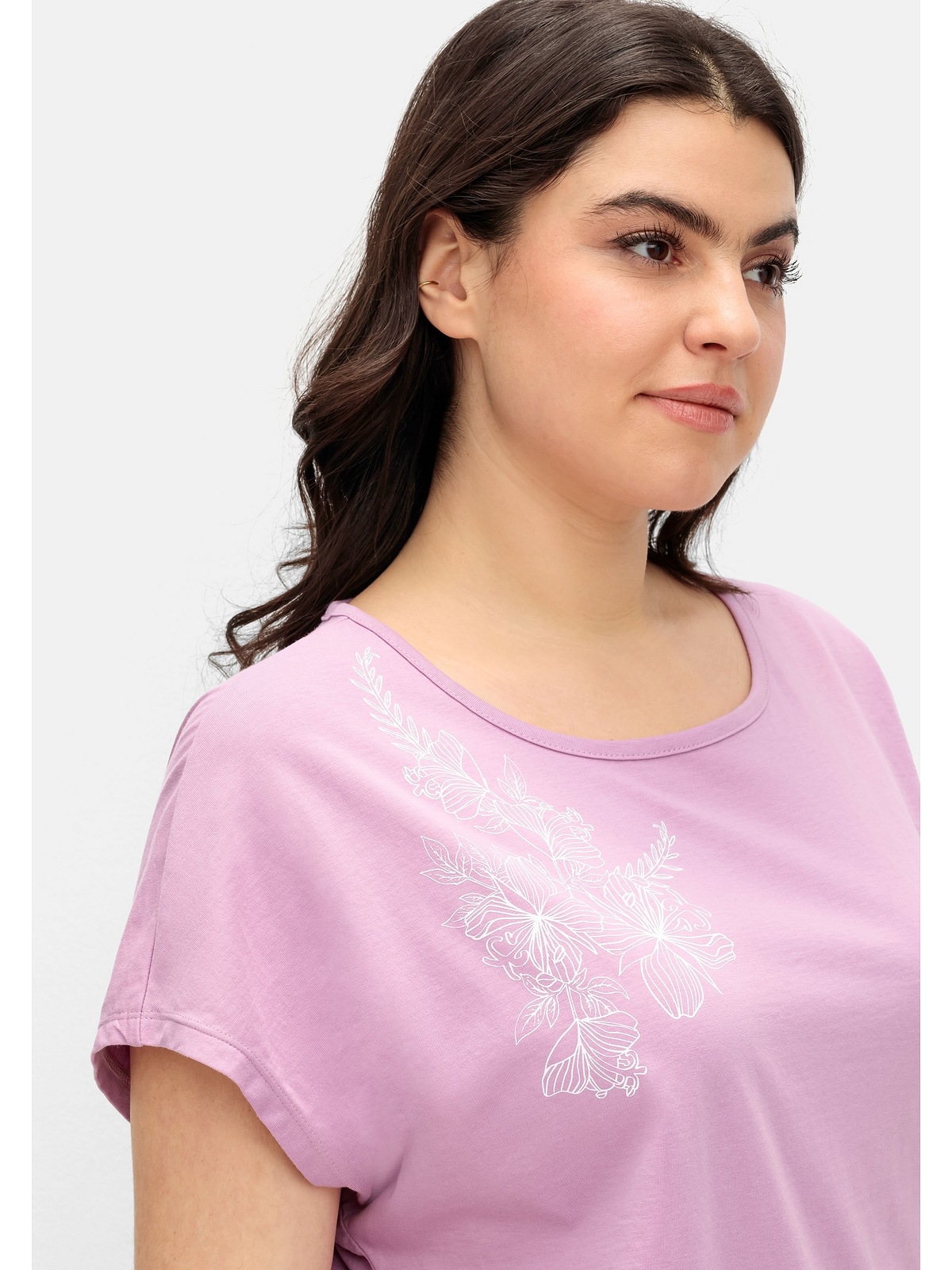 Sheego Rundhalsshirt »Große Größen«, mit Blumenprint