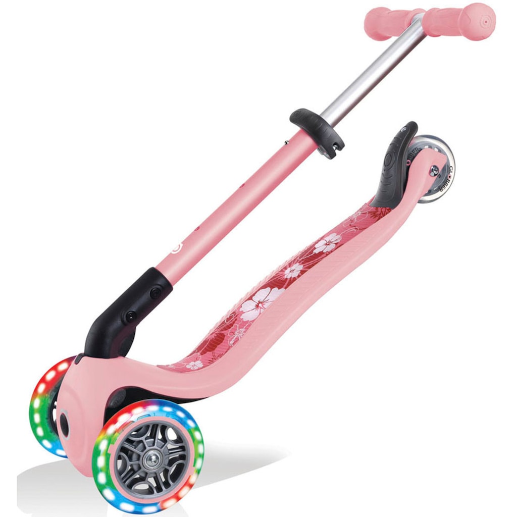 Globber Dreiradscooter »JUNIOR FOLDABLE FANTASY LIGHTS, mit Leuchtrollen«