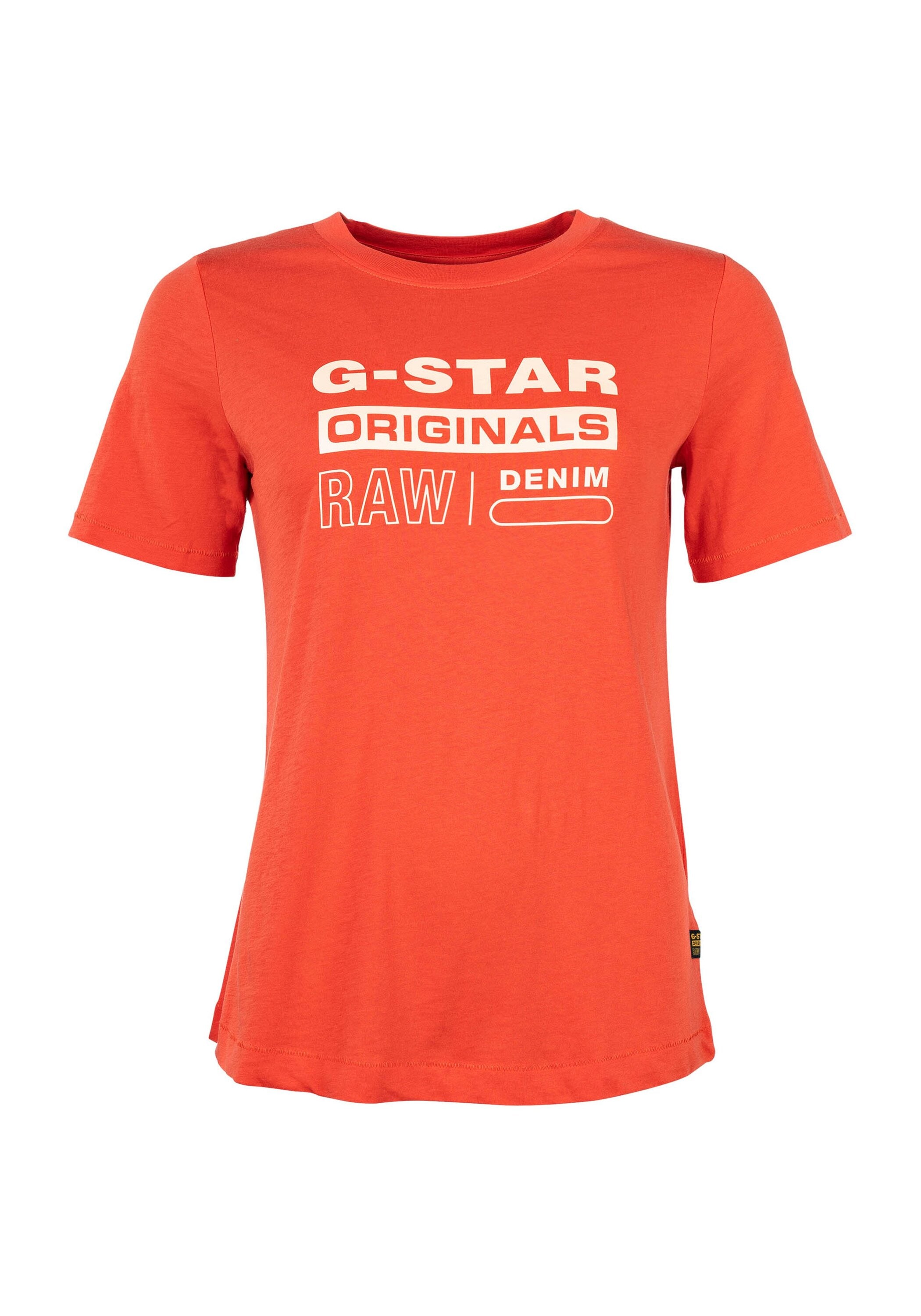 G-STAR T-Shirt "T-Shirt Originals Label Regular Fit Tee 1er Pack" günstig online kaufen