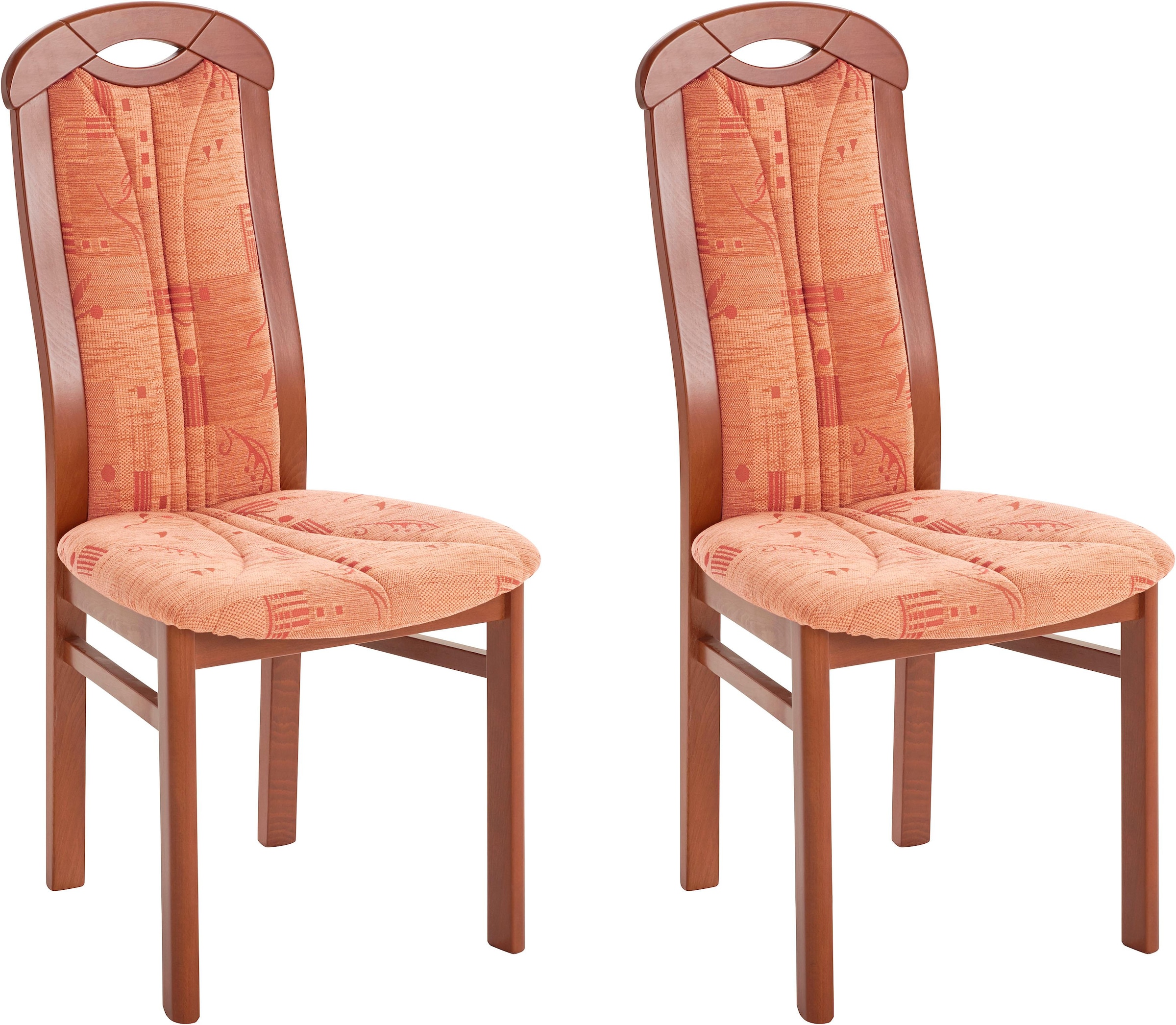 Home affaire 4-Fußstuhl "ALEX, Stuhl,Armlehnstuhl" () 2 Stk.Stuhl, Armlehns günstig online kaufen