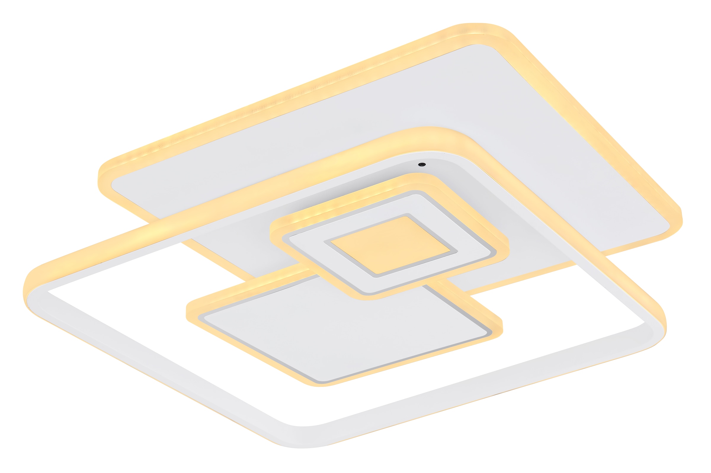 GLOBO LIGHTING LED Deckenleuchte »RODERICK«, Leuchtmittel LED-Modul | LED fest integriert, Deckenlampe/quadratisch/Wohnzimmer/Schlafzimmer/modern