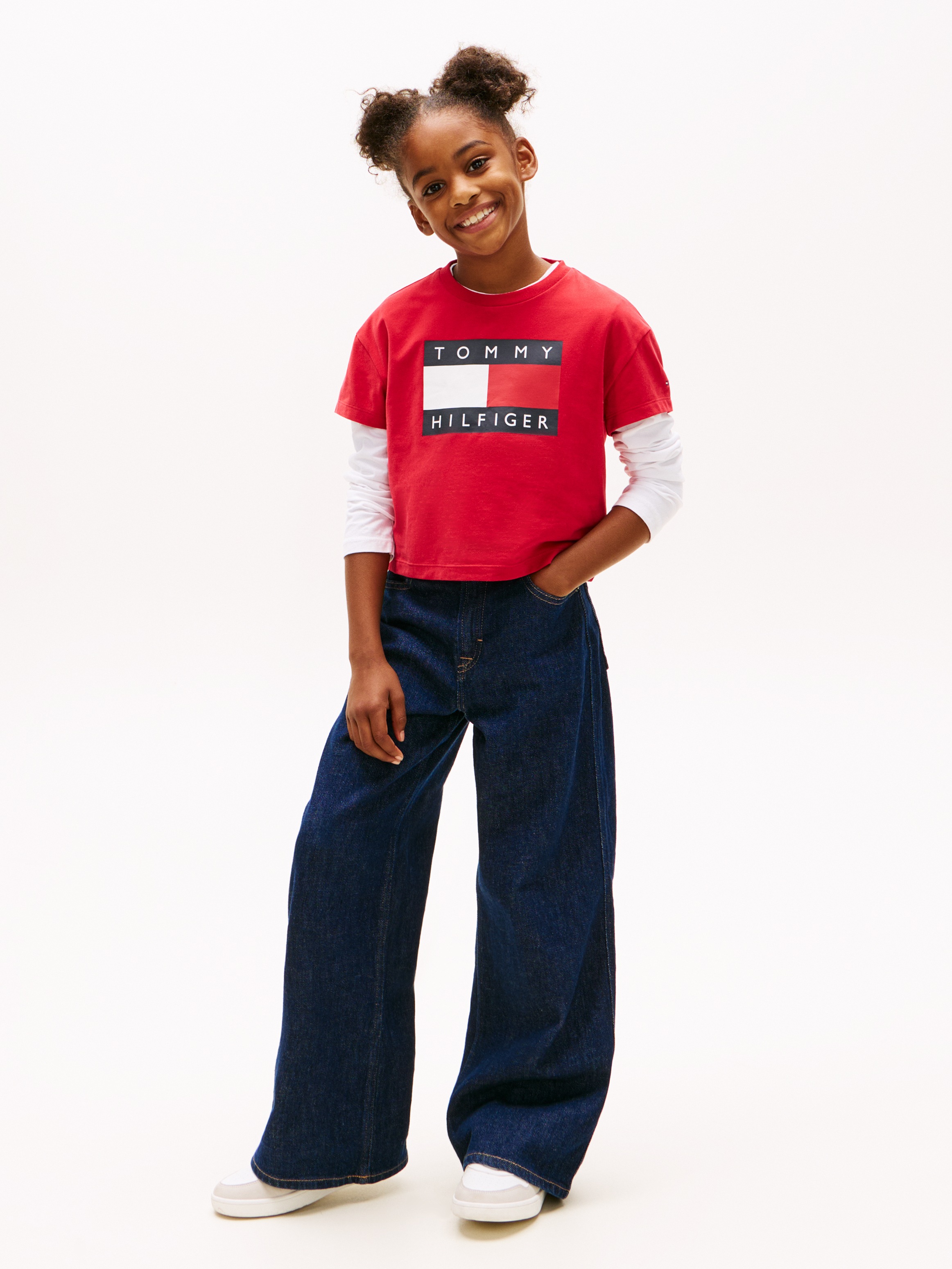 Thumbnail - Tommy Hilfiger T-Shirt Kinder bis 16 Jahre, mit Rundhalsausschnitt