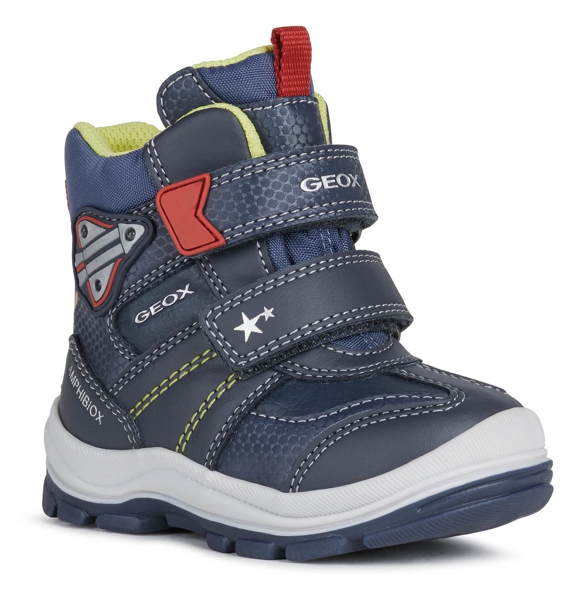 Geox Klettstiefel "Blinkschuh B FLANFIL BOY B ABX", mit Blinkfunktion und Amphibiox Ausstattung