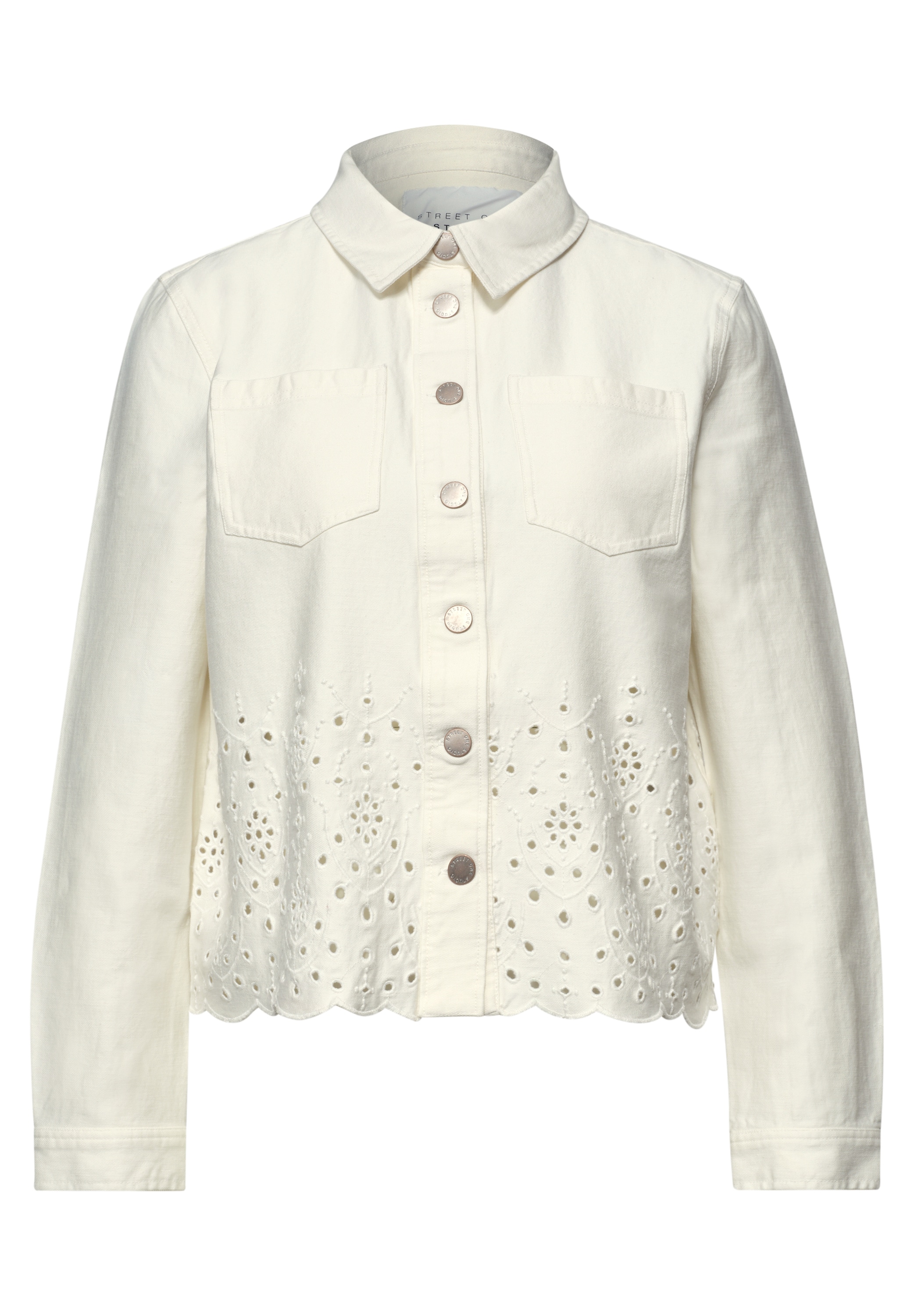 STREET ONE STUDIO Jeansjacke ohne Kapuze im Denim-Style