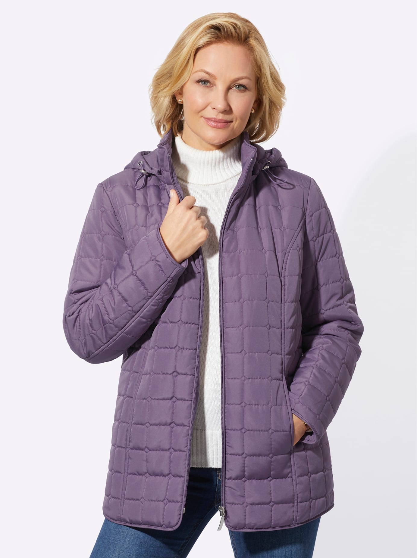 Classic Basics Steppjacke, mit Kapuze günstig online kaufen