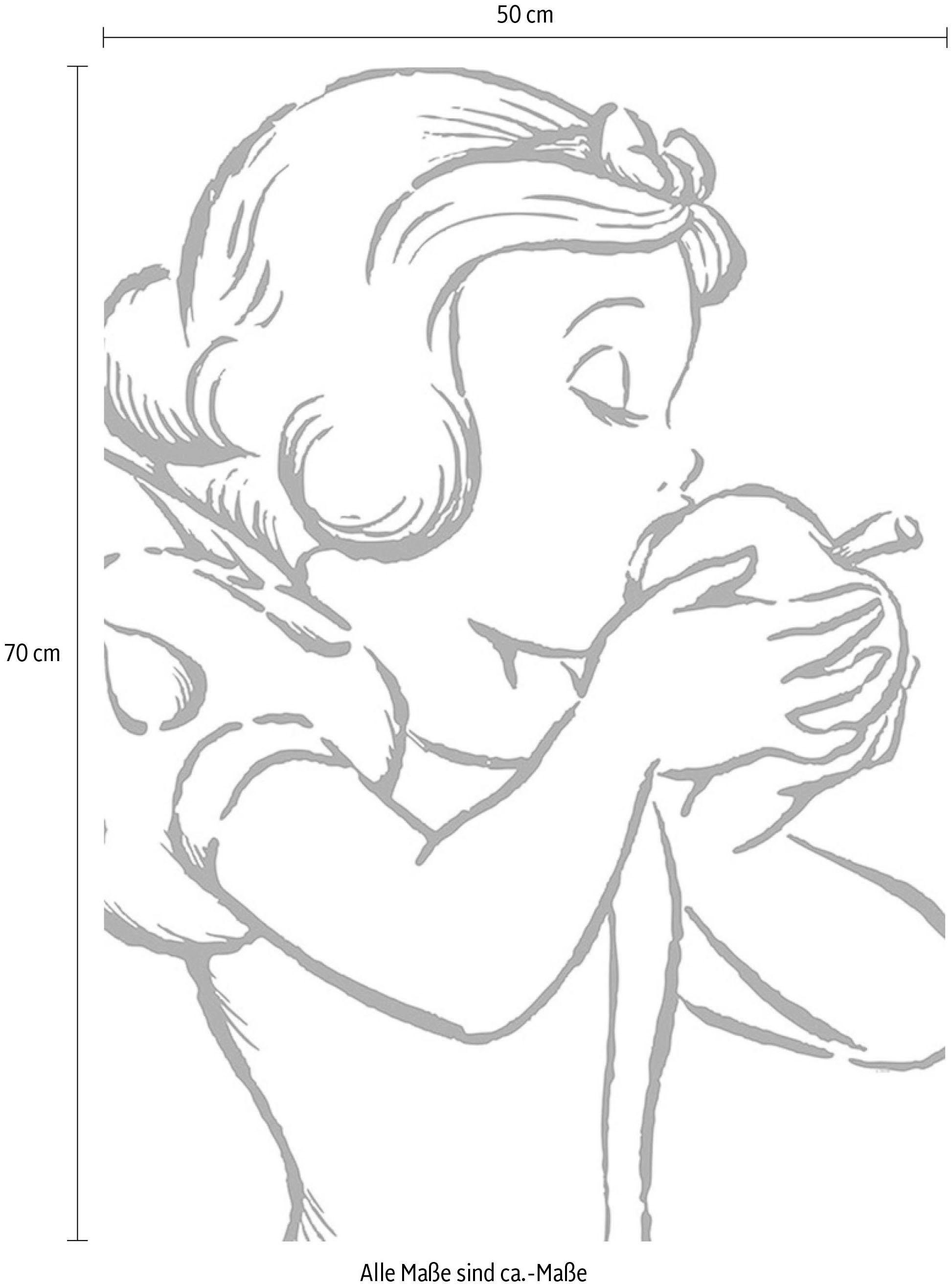 Komar Bild »Snow White Apple Bite - white«, Disney, (1 St.), Wandbild zur Dekoration im Kinderzimmer - ohne Rahmen