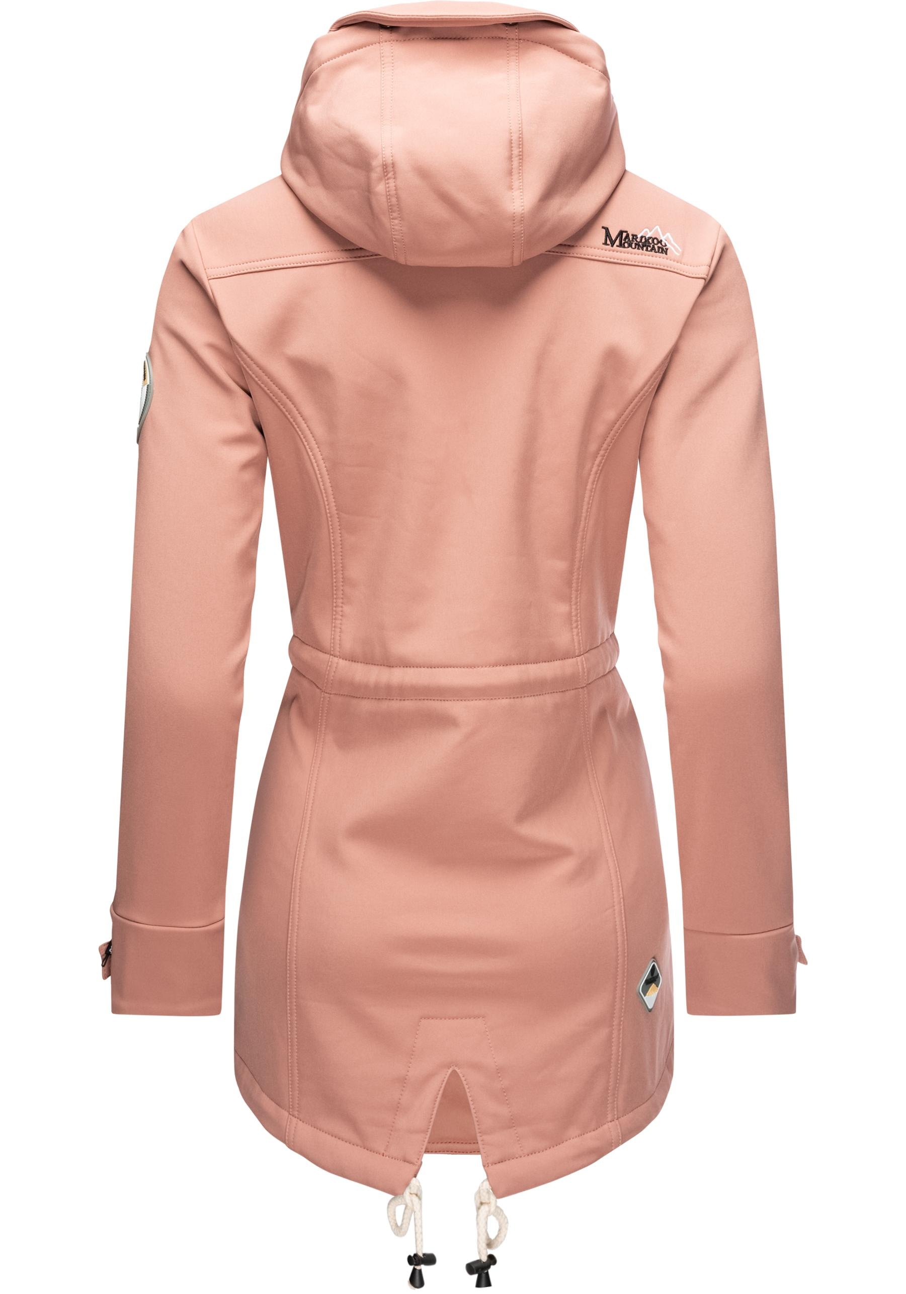 Marikoo Funktionsmantel »Zimtzicke«, Wasserdichter Softshell Parka mit Kapuze