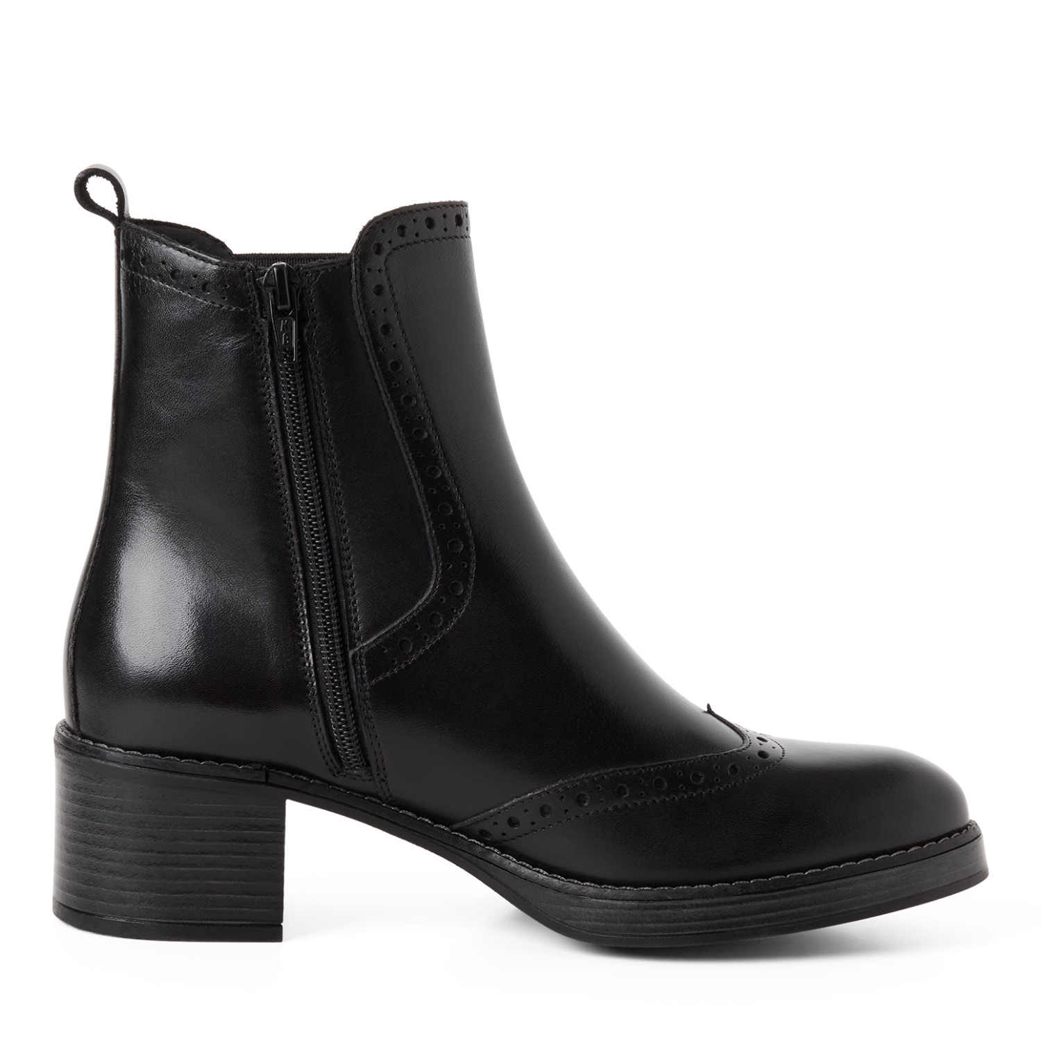 Tamaris Chelseaboots  Blockabsatz, Stiefelette mit Innenreißverschluss und Stretcheinsatz