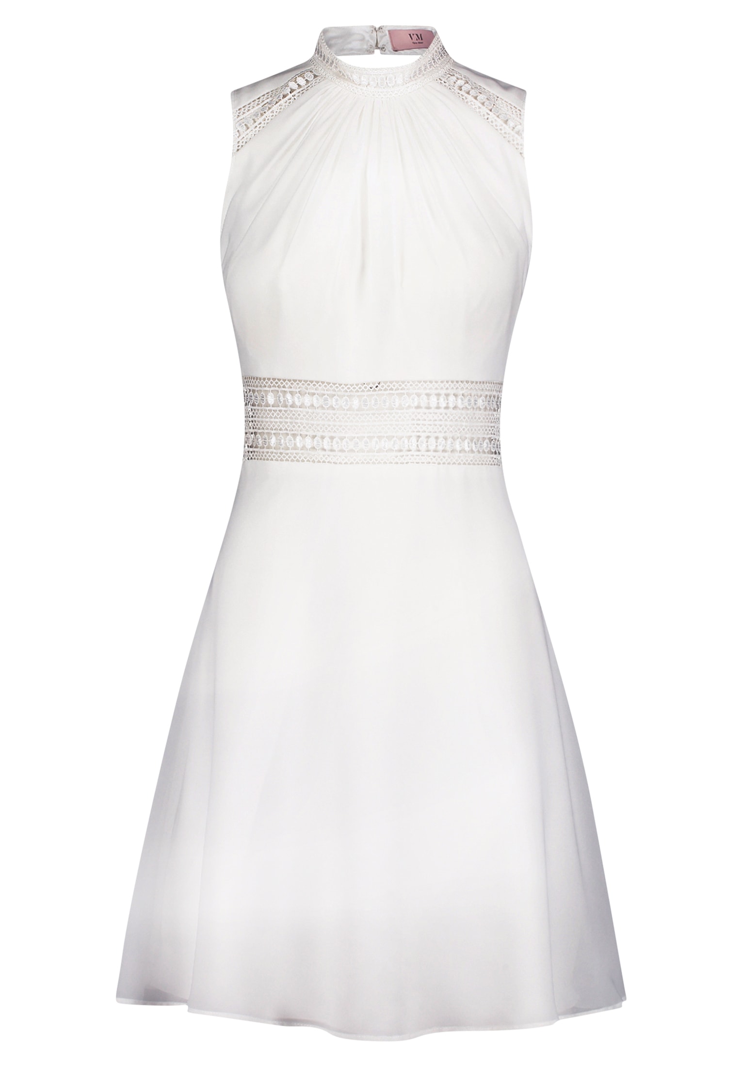 Vera Mont Cocktailkleid »Vera Mont Cocktailkleid mit Spitzeneinsatz«, Aufgesteppte Bänder