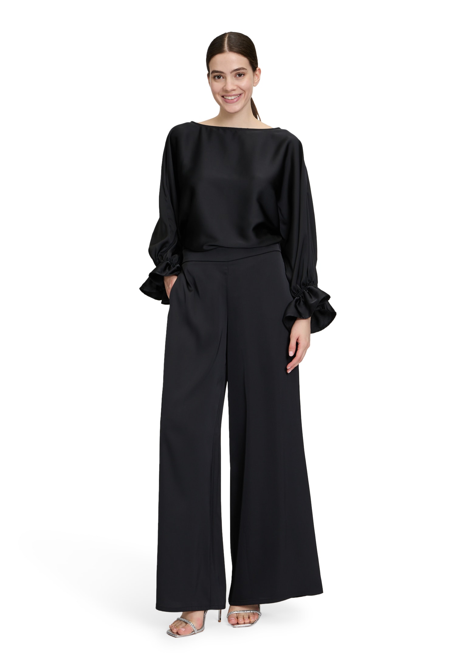 Vera Mont Satinbluse »Vera Mont Satin-Bluse mit Fledermausärmeln«