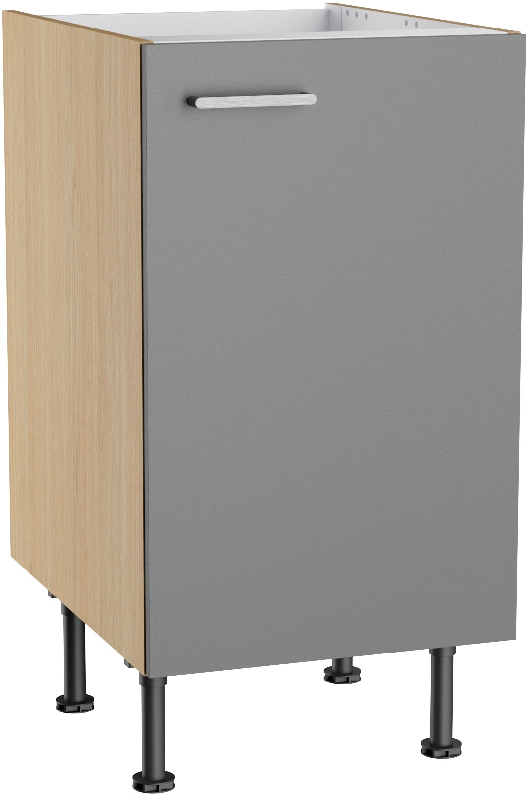 KOCHSTATION Spülenschrank "KS-Lucy" Breite 45 cm, mit 1 Tür, höhenverstellbare Füße, Soft-Close